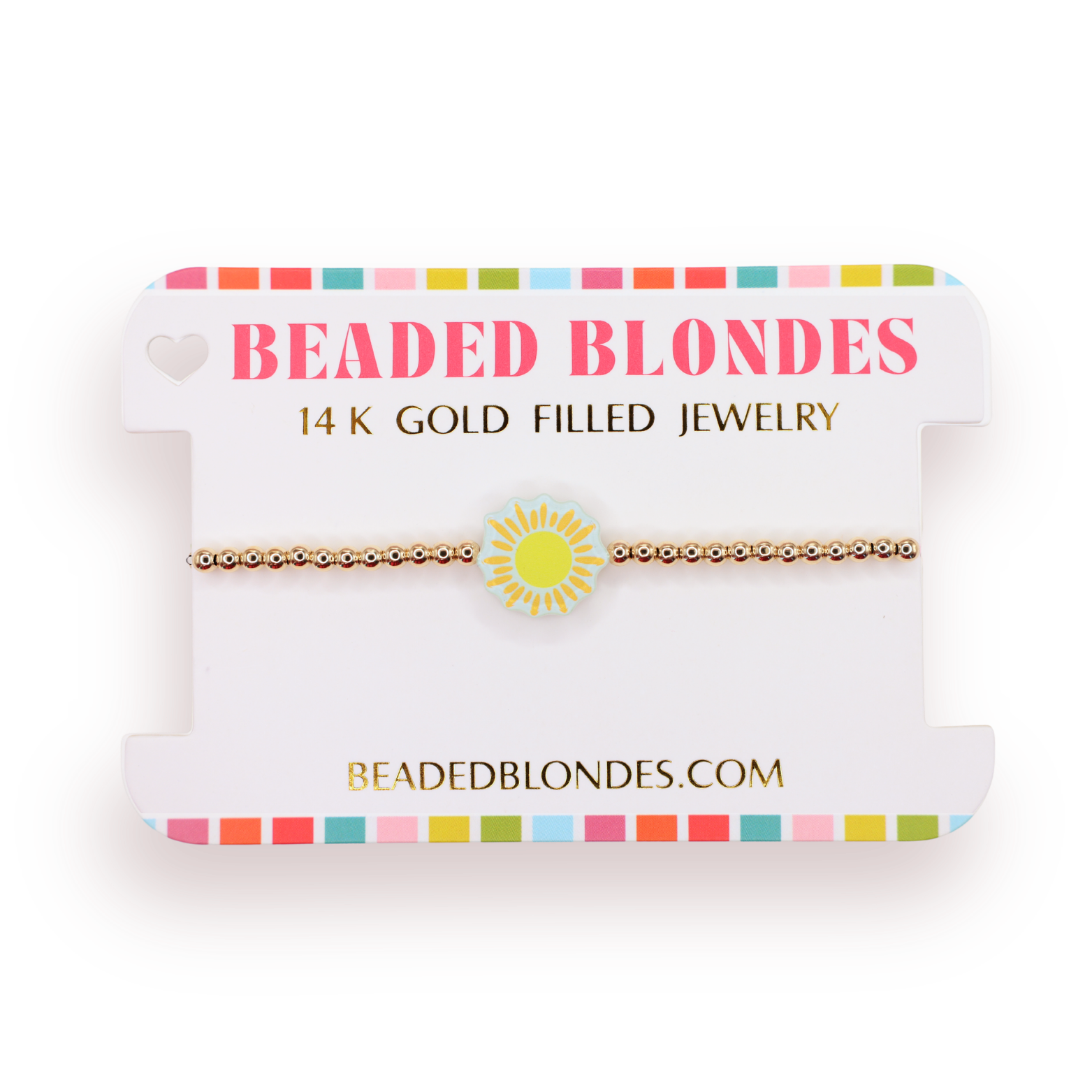 Sunshine Bracelet on Gold