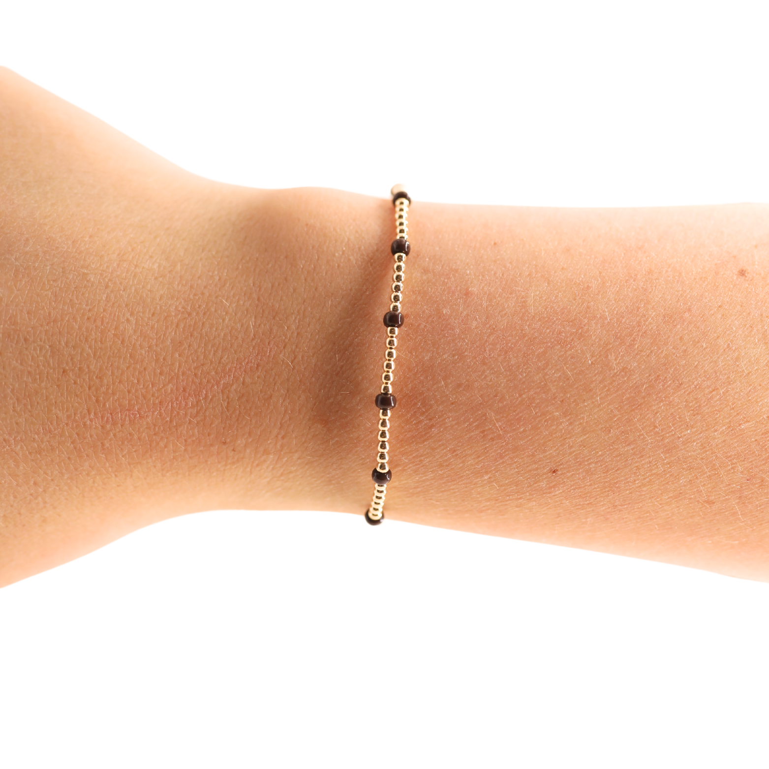 Dark Brown Dainty Poppi Bracelet (Spring Sale)