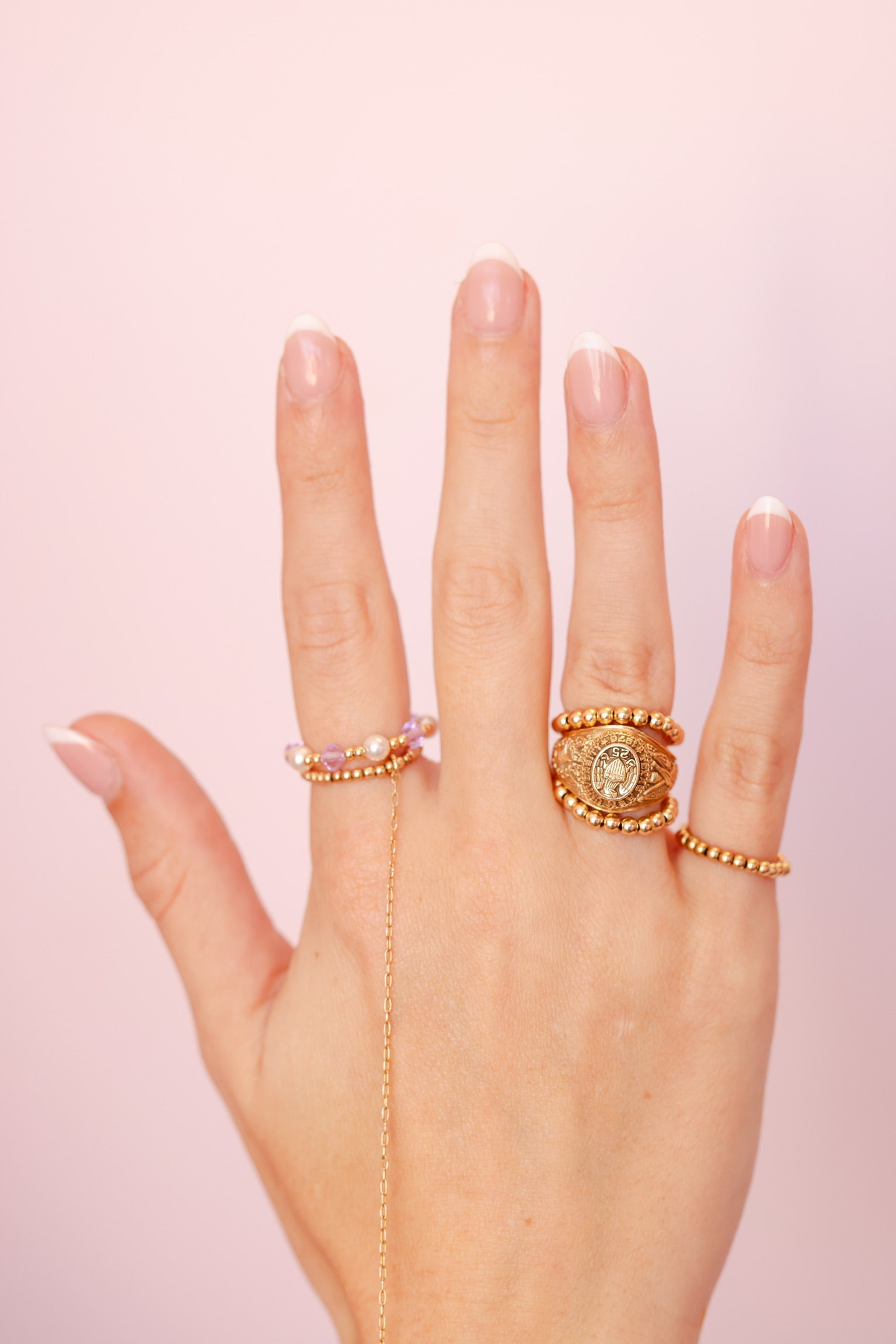 Light Purple Pearl June Ring