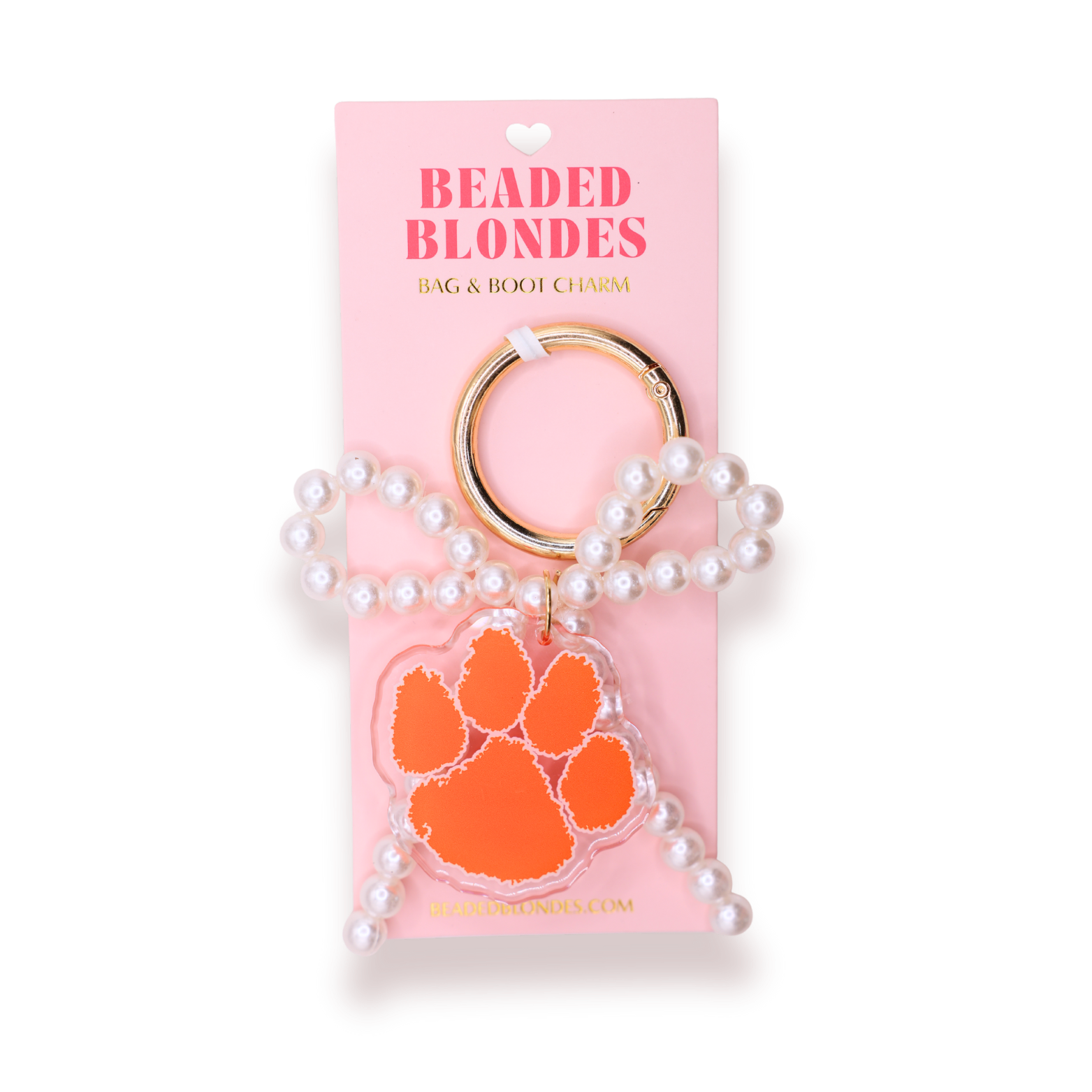 Clemson Bag & Boot Charm
