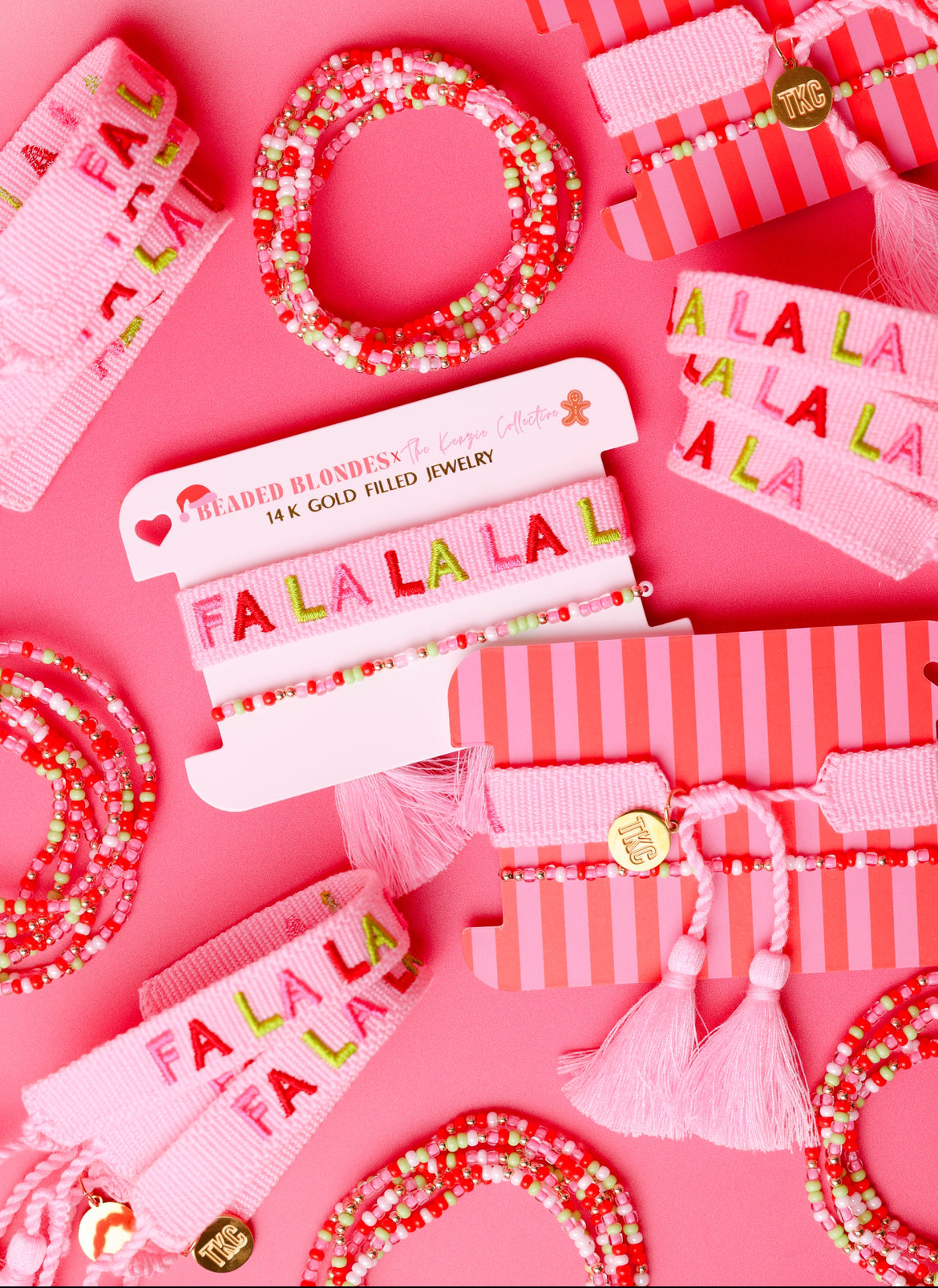 Fa La La BB X KC Christmas Tassel Stack