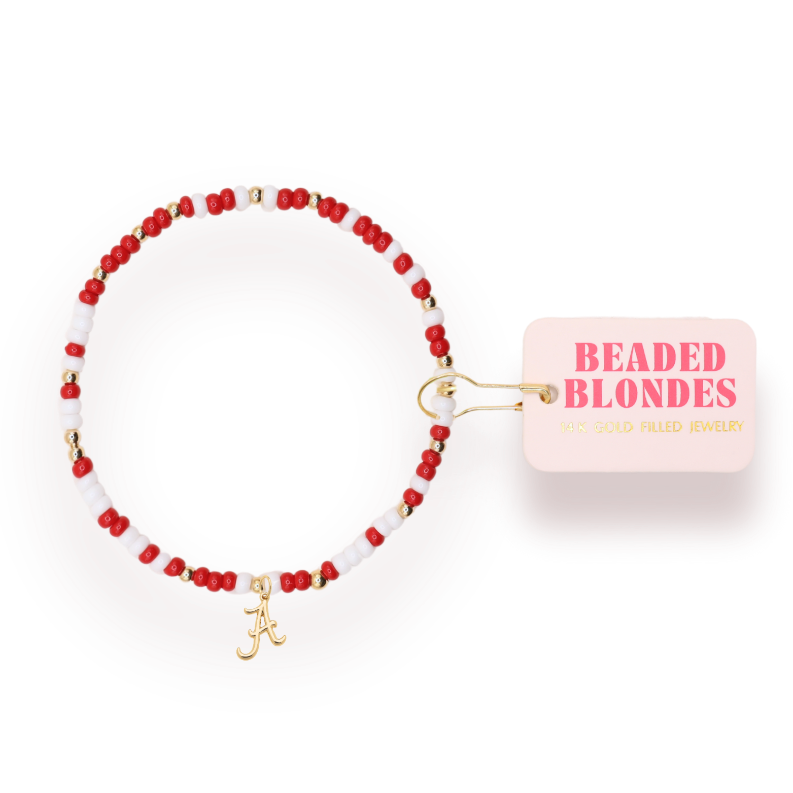 Alabama Logo Charm Bracelet on Color