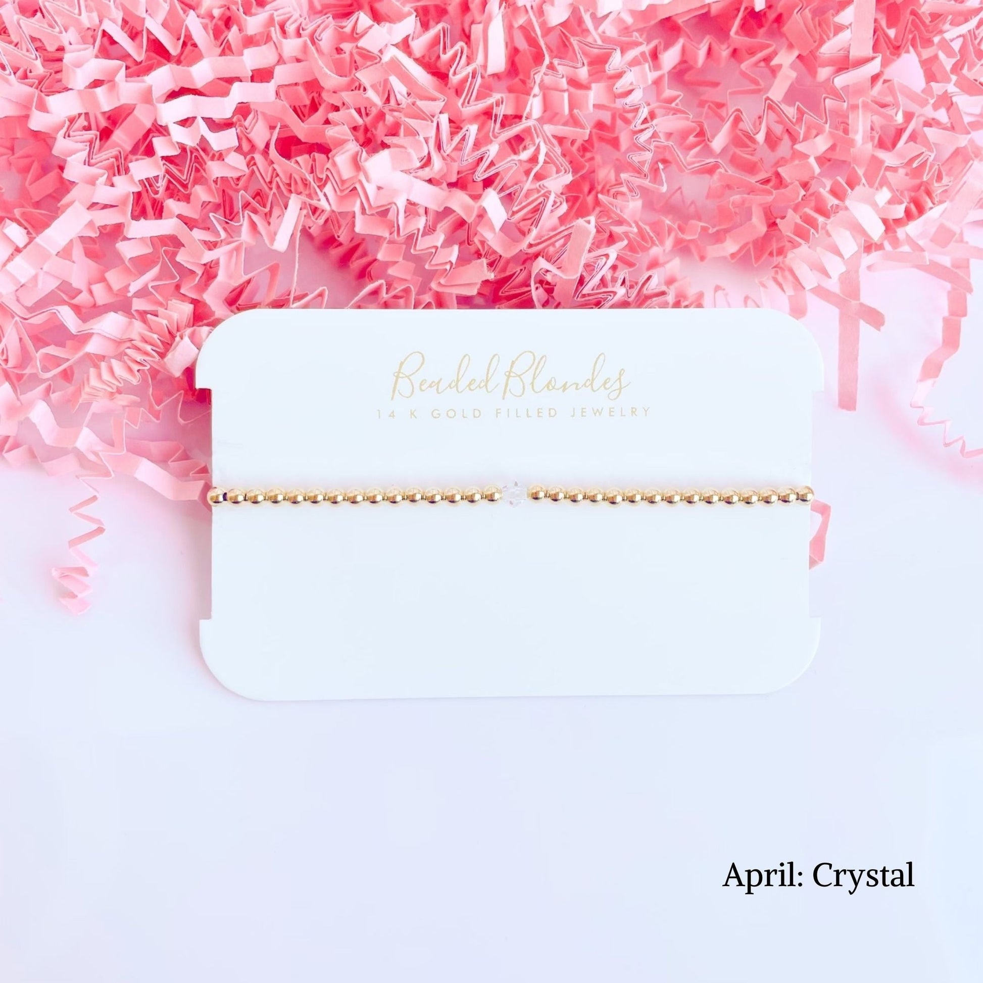 Birthstone Swarovski Crystal Bracelet (Kids Size)