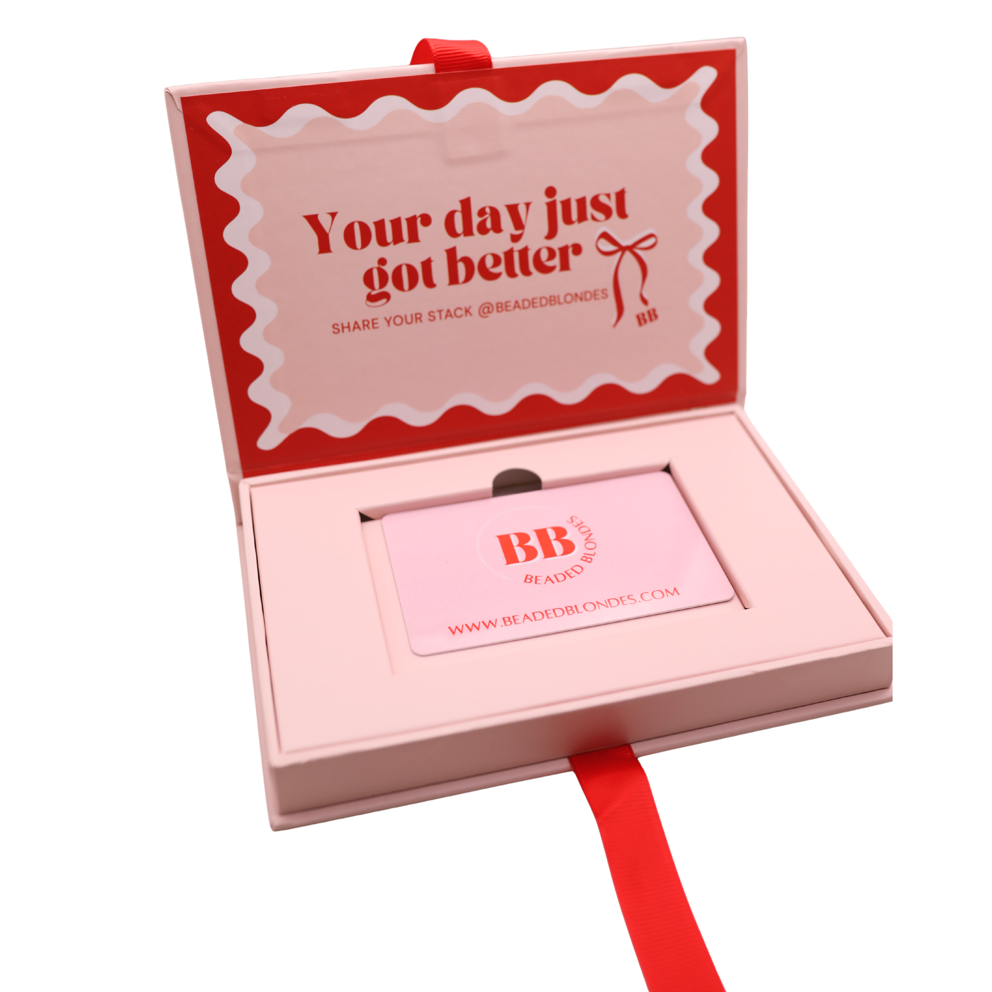 Beaded Blondes Gift Wrapped Gift Card