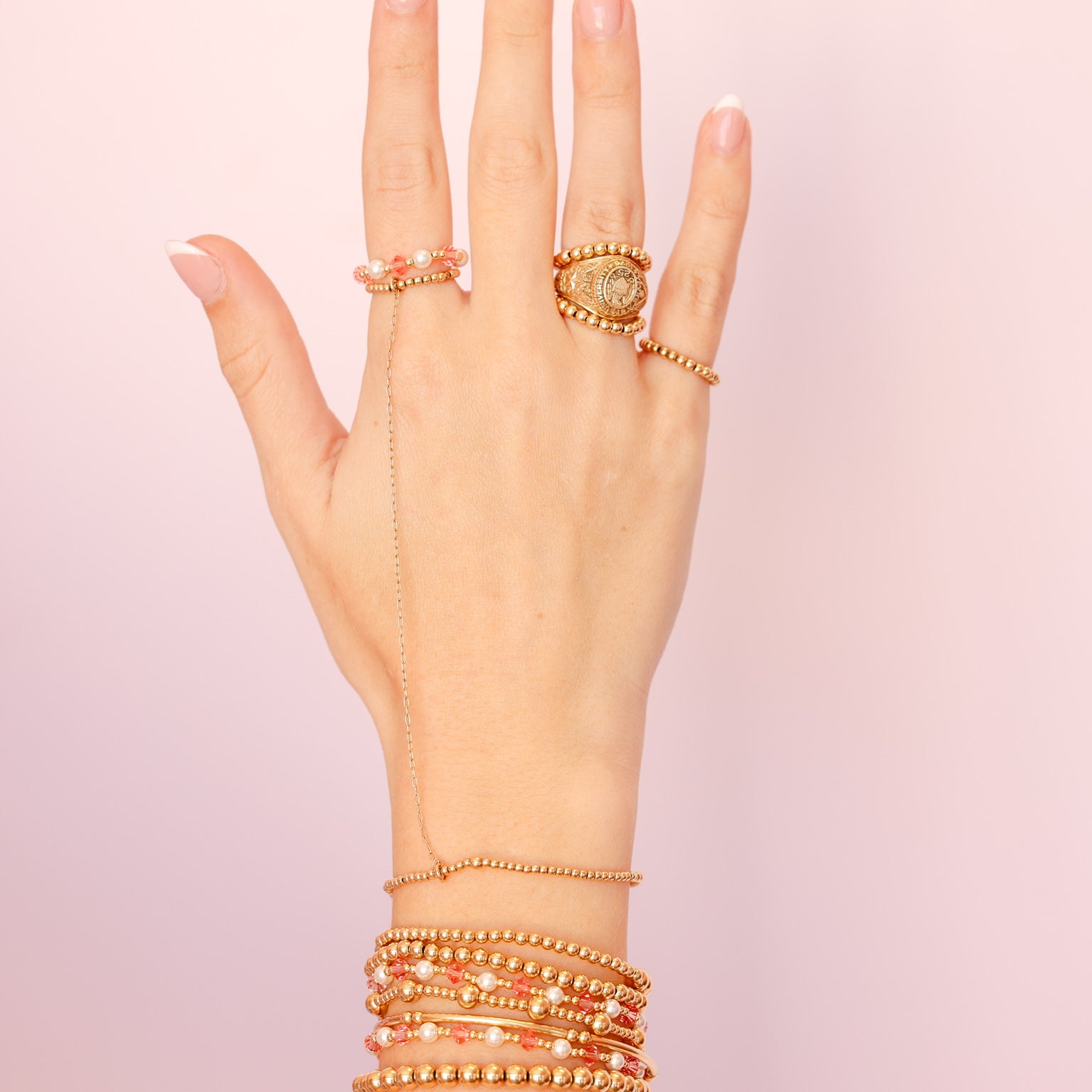 Pink Pearl June Bracelet