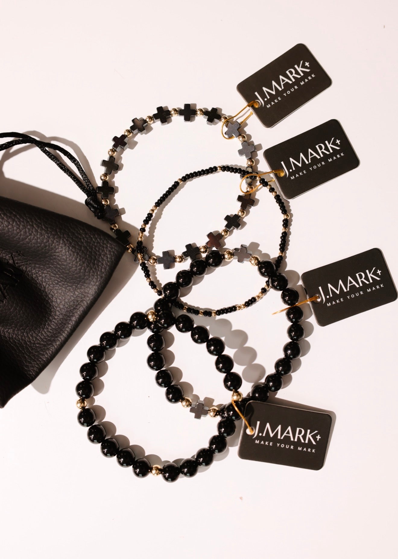 J. Mark: Black Onyx Bracelet