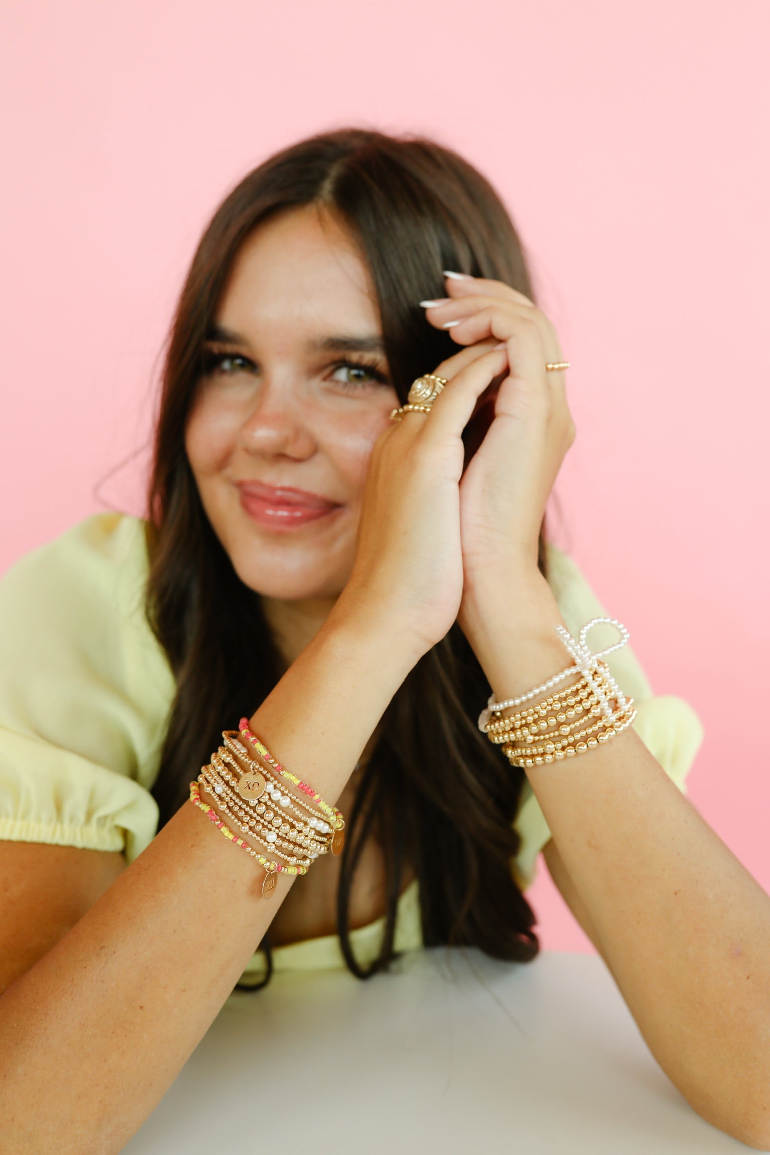 Chi Omega Charm Bracelet