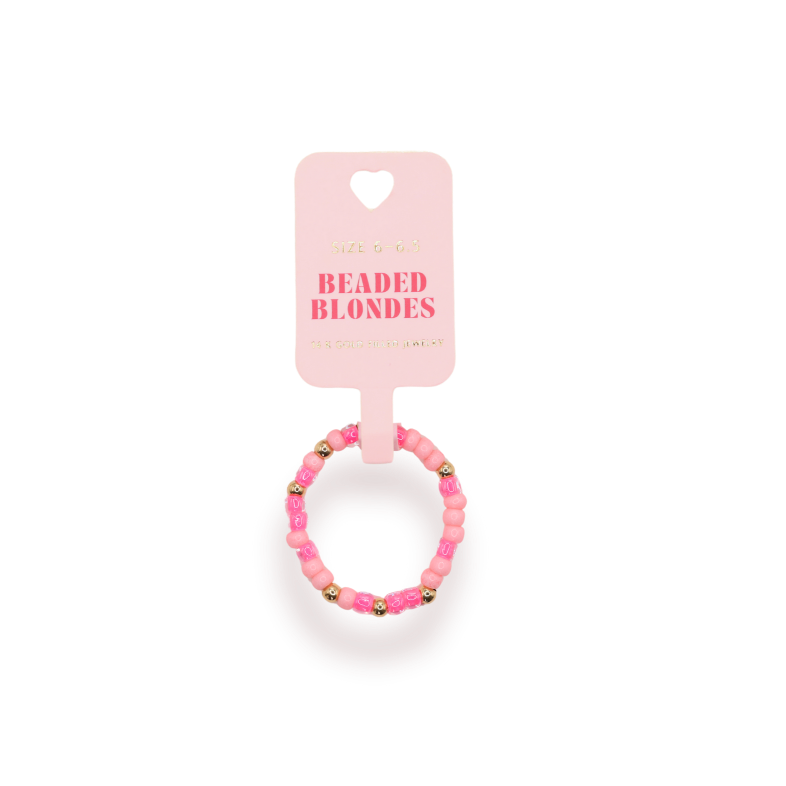 Hot Pink Sprinkle Ring