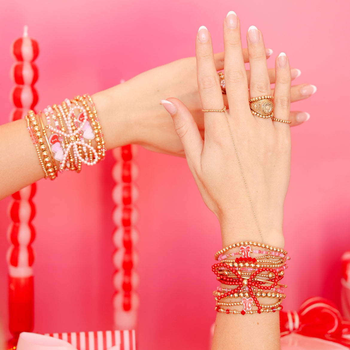 Valentines Bow Bracelet