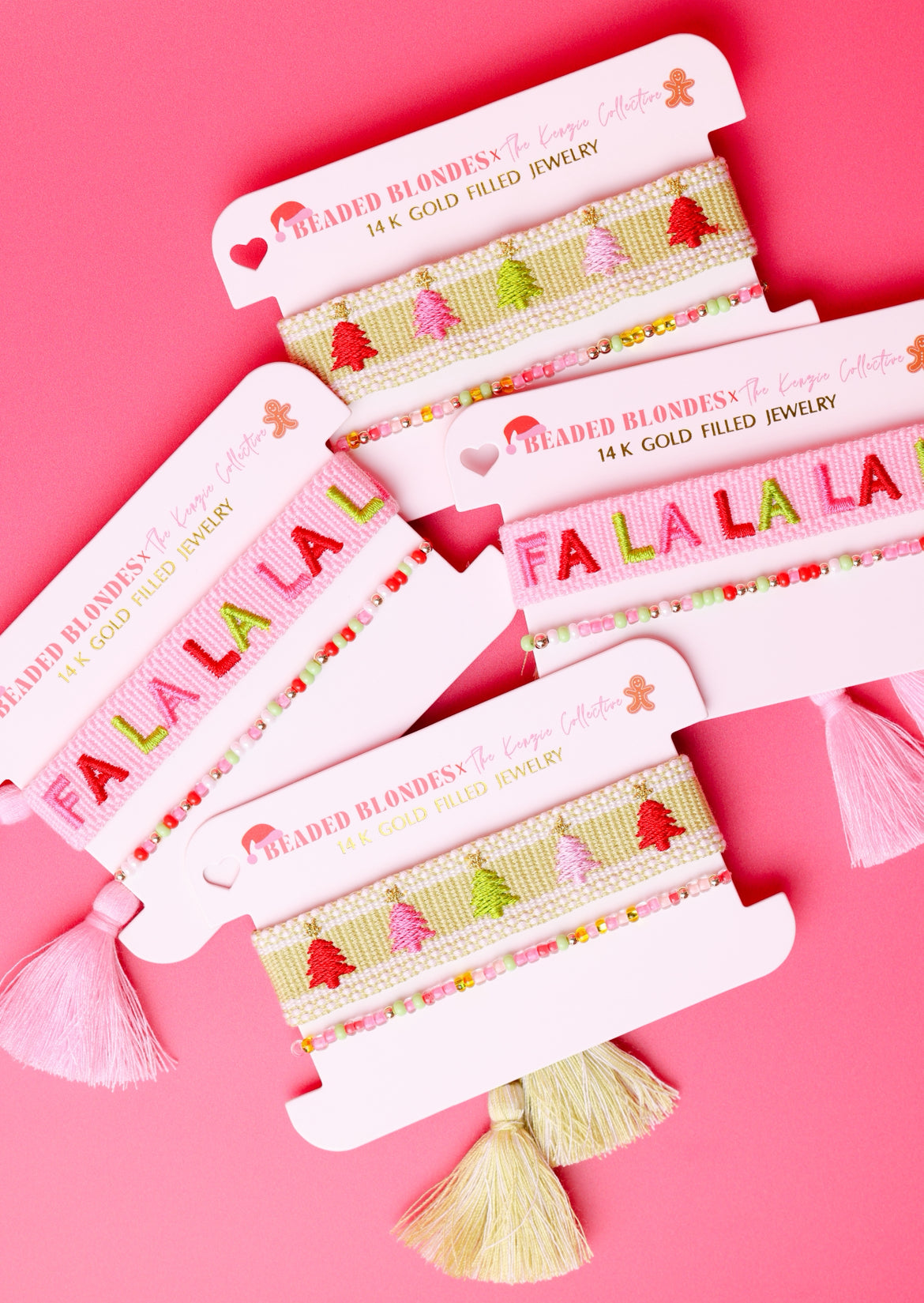 Fa La La BB X KC Christmas Tassel Stack