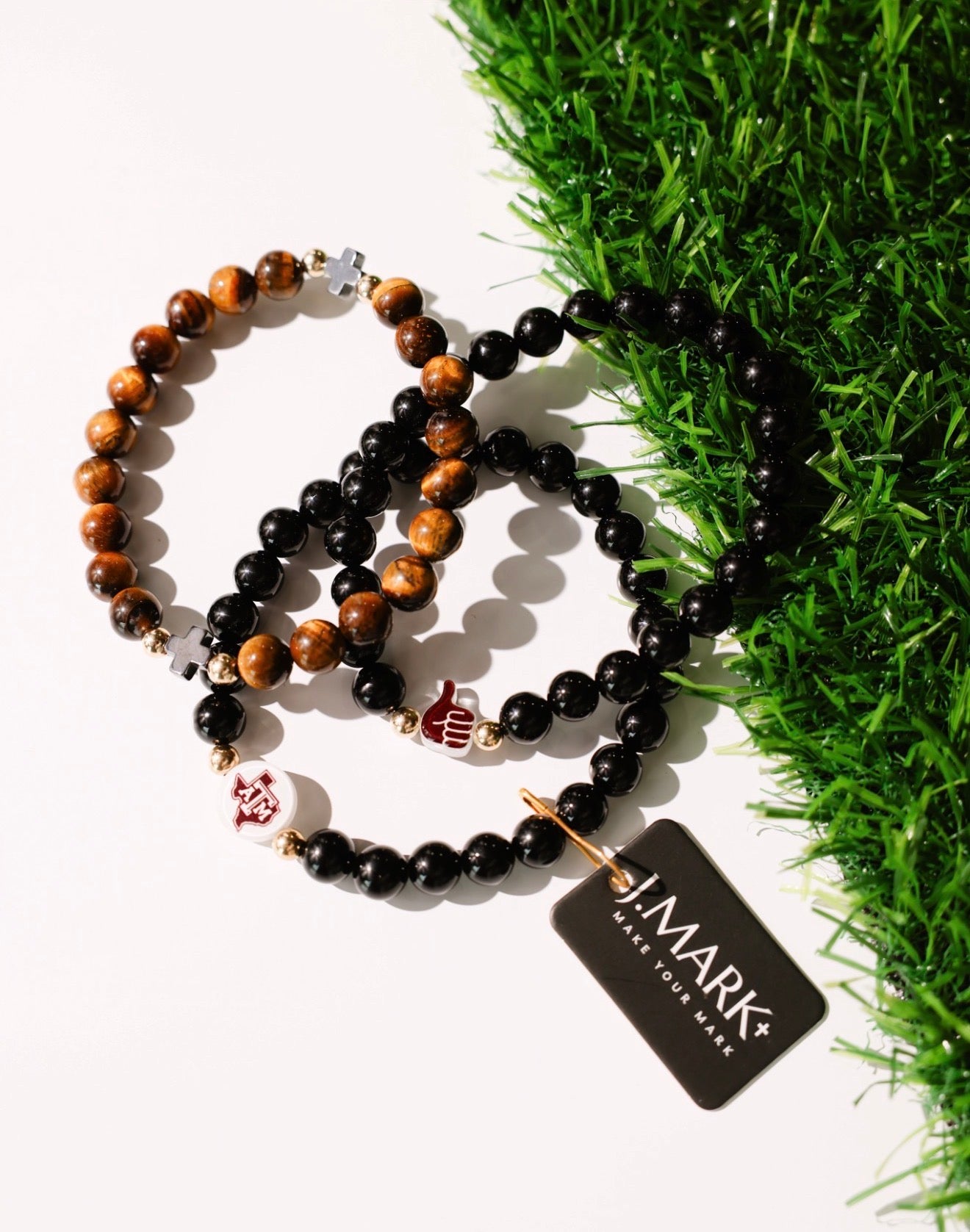 J. Mark: Tigers Eye Bracelet