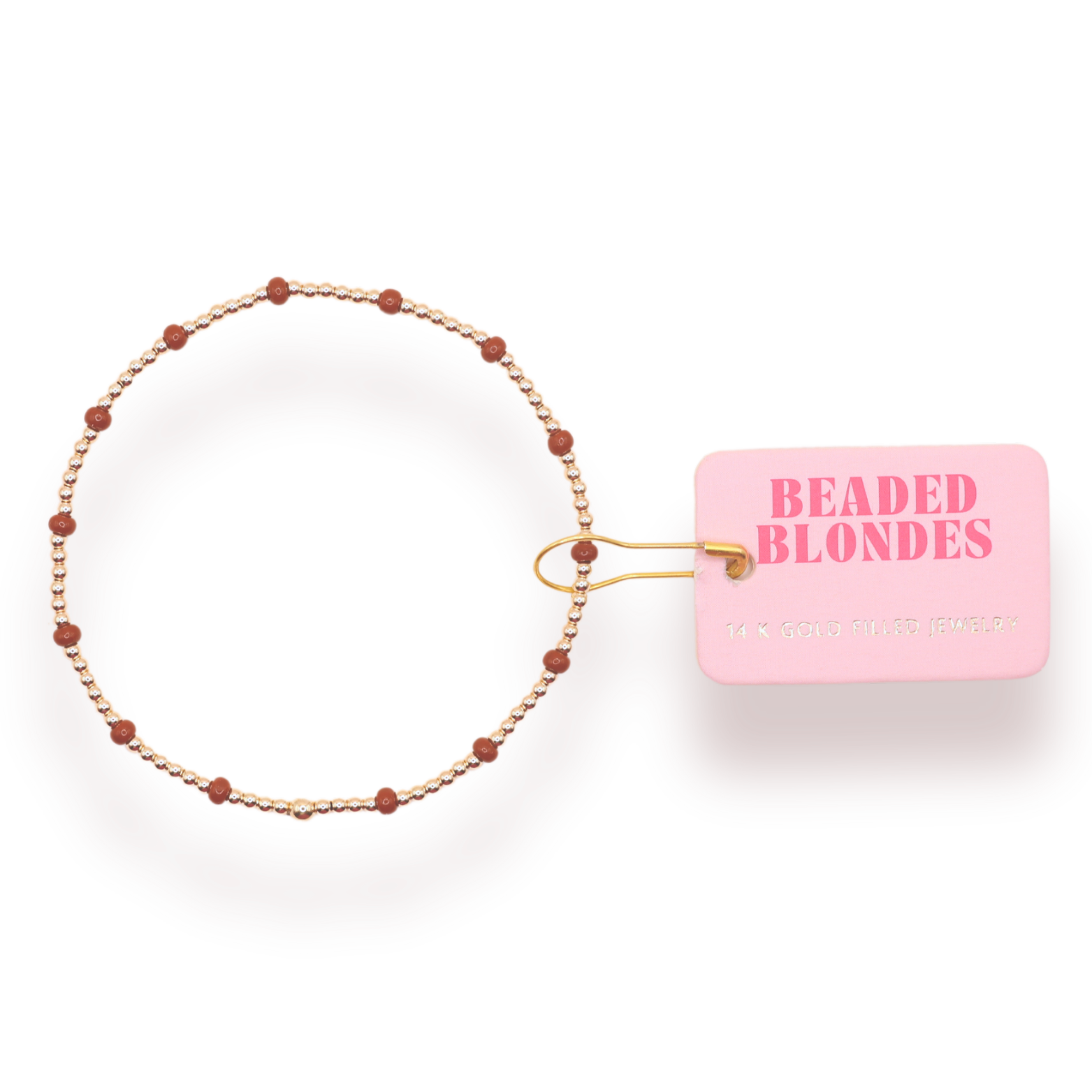 Light Brown Dainty Poppi Bracelet (Spring Sale)