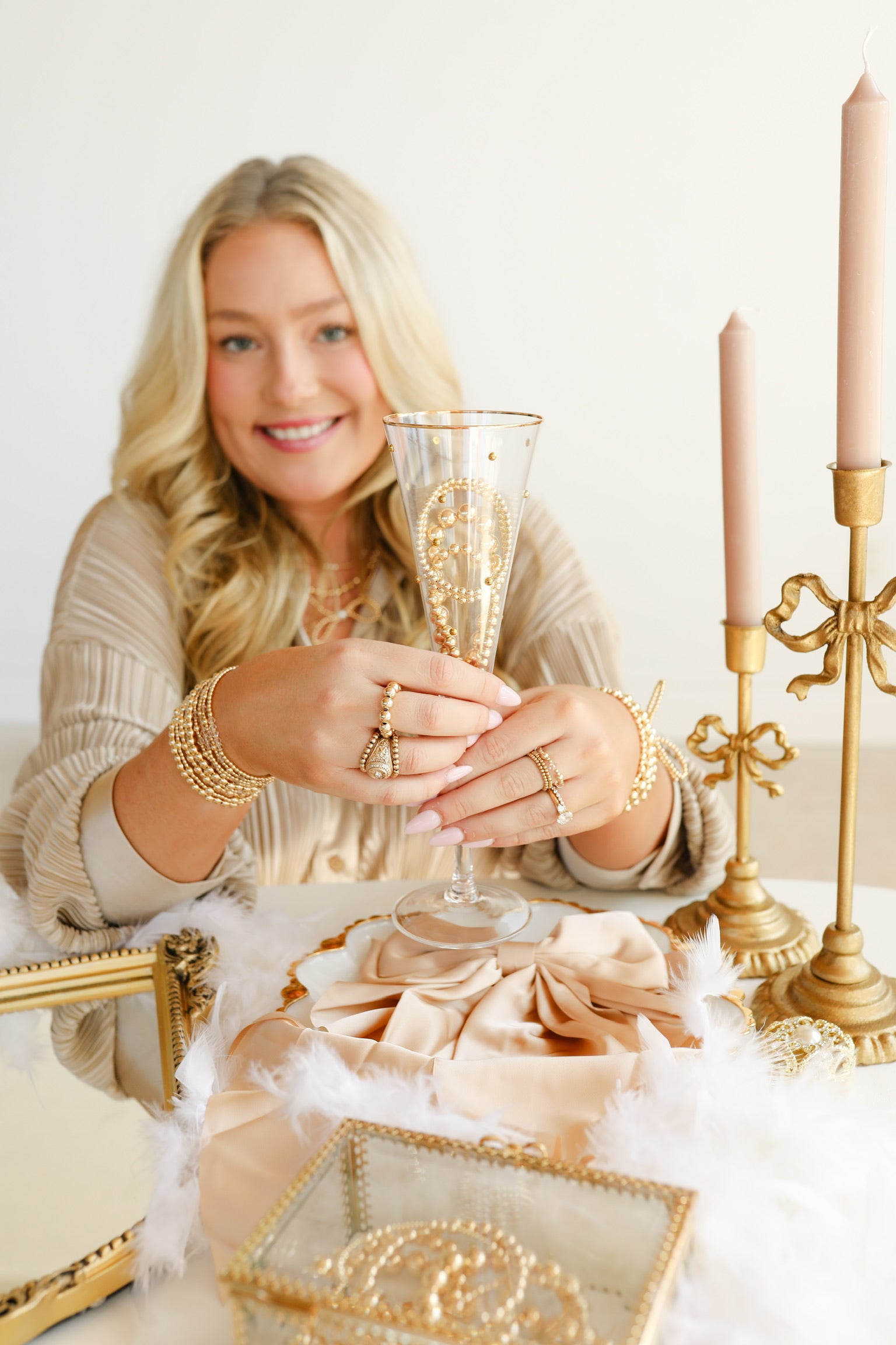 Champagne Kim Bracelet