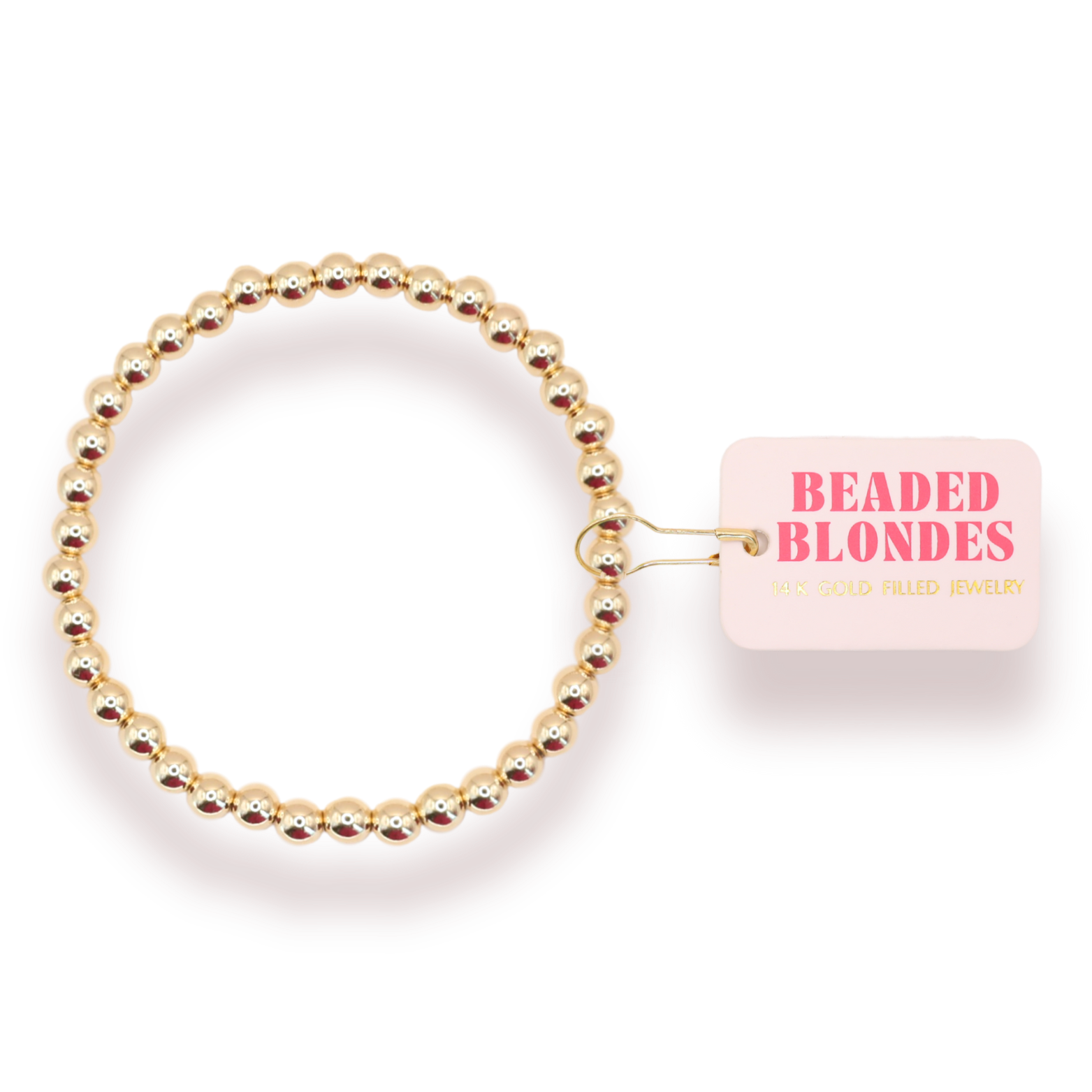 5MM Gold Beaded Bracelet (Kids Size)