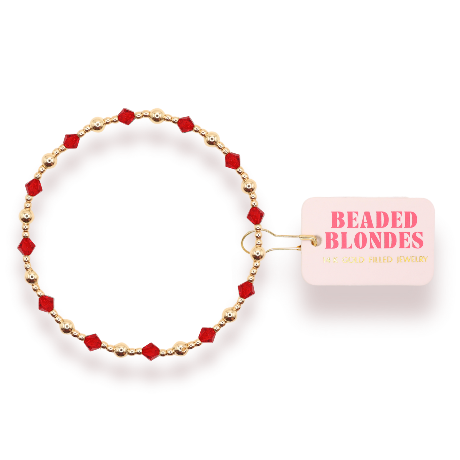 Bright Red June Bracelet