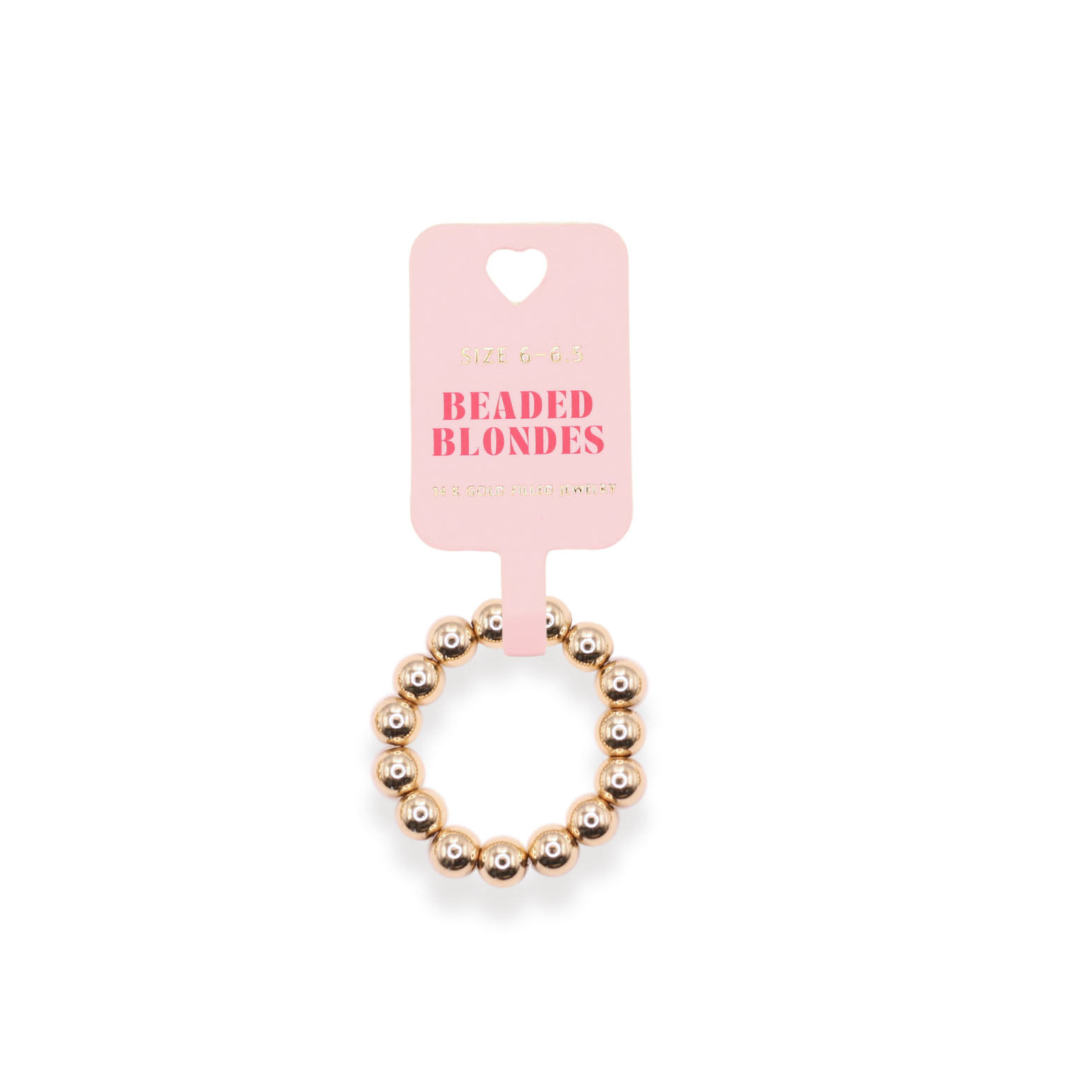 5MM Gold Beaded Ring