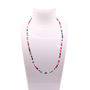 Red & Blues Sprinkle Necklace