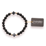 J. Mark: Black Onyx Cross Bracelets