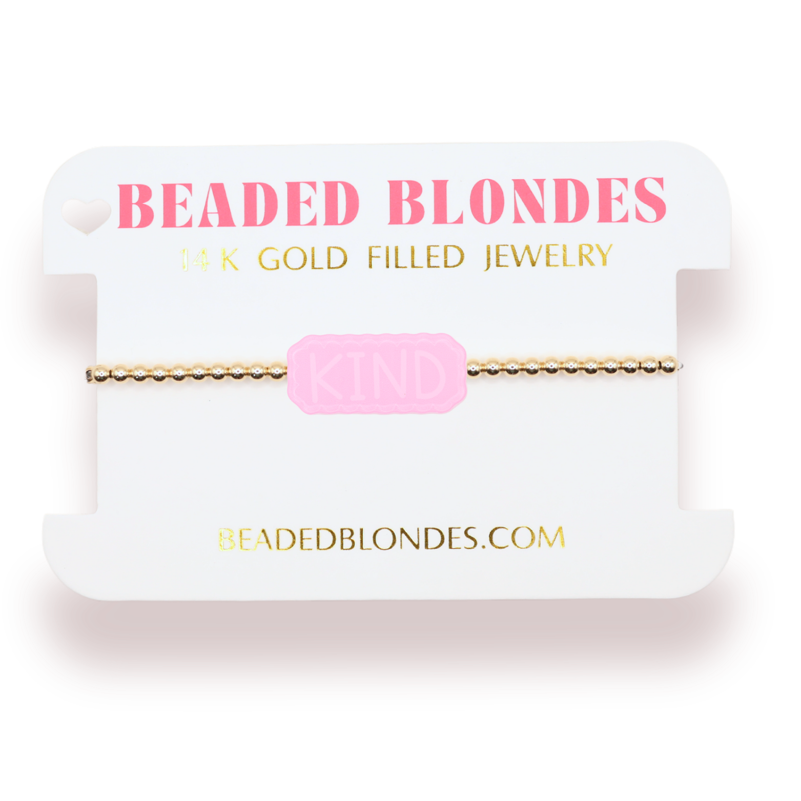 Kind Bracelet on Gold