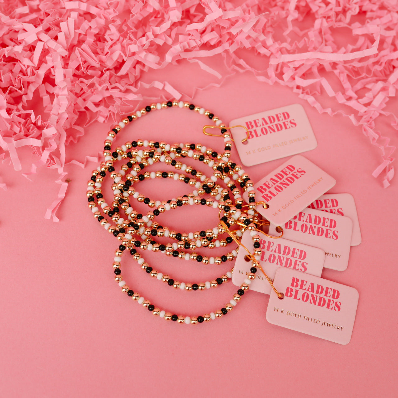 Demi Bracelet in Black & White