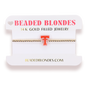 Texas Tech Logo Bracelet on Gold