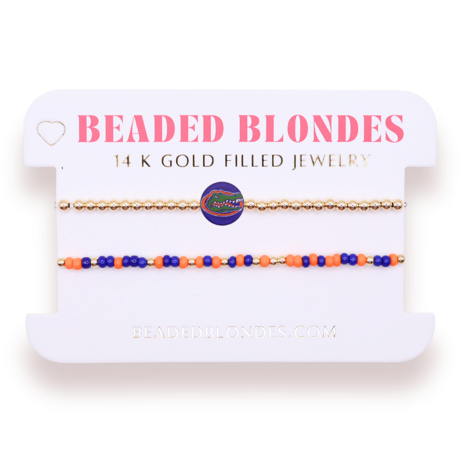 Florida/Gators Logo + Sprinkle Bracelet Stack