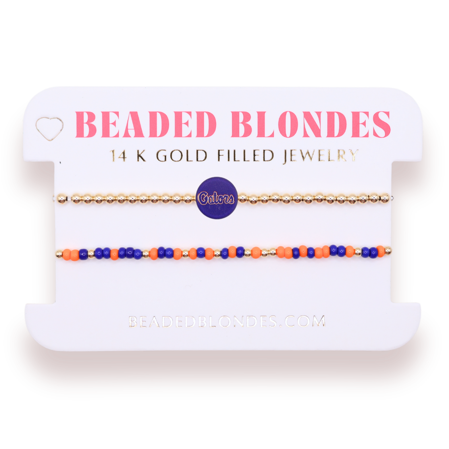 Florida/Gators Logo + Sprinkle Bracelet Stack