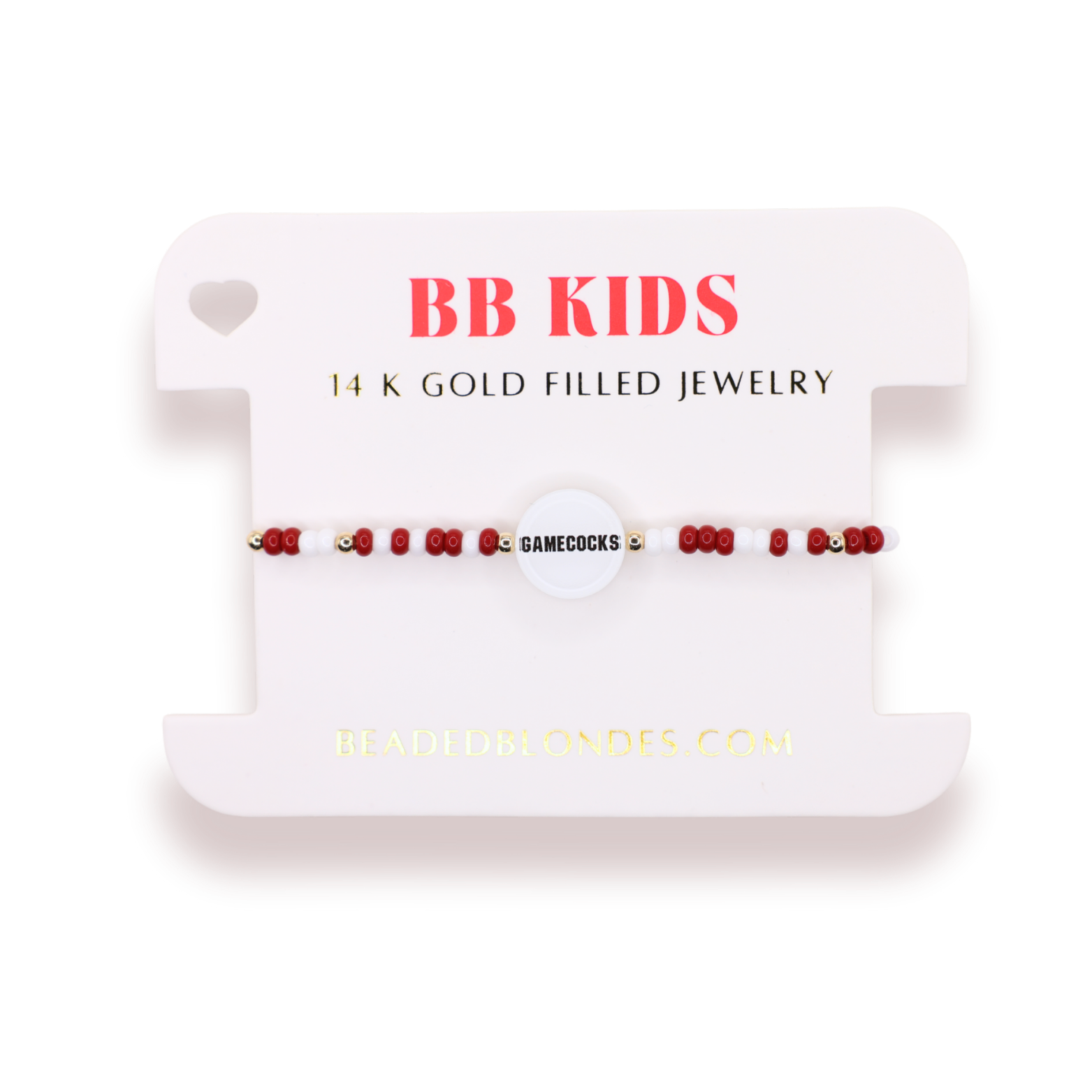 South Carolina Logo Flip Bracelet on Color (Kids Size)