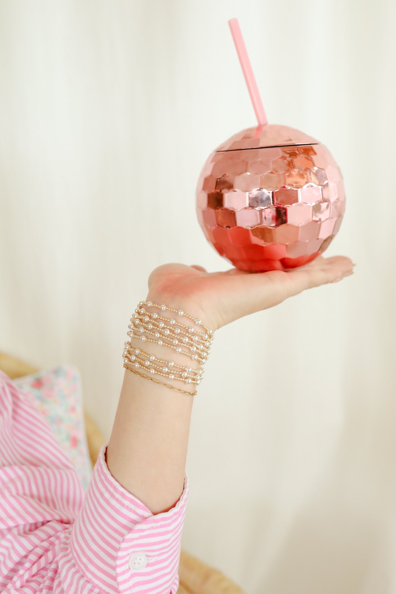 June Bracelet in Gold with Silver