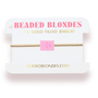 Gamma Phi Beta Block Bracelet on Gold