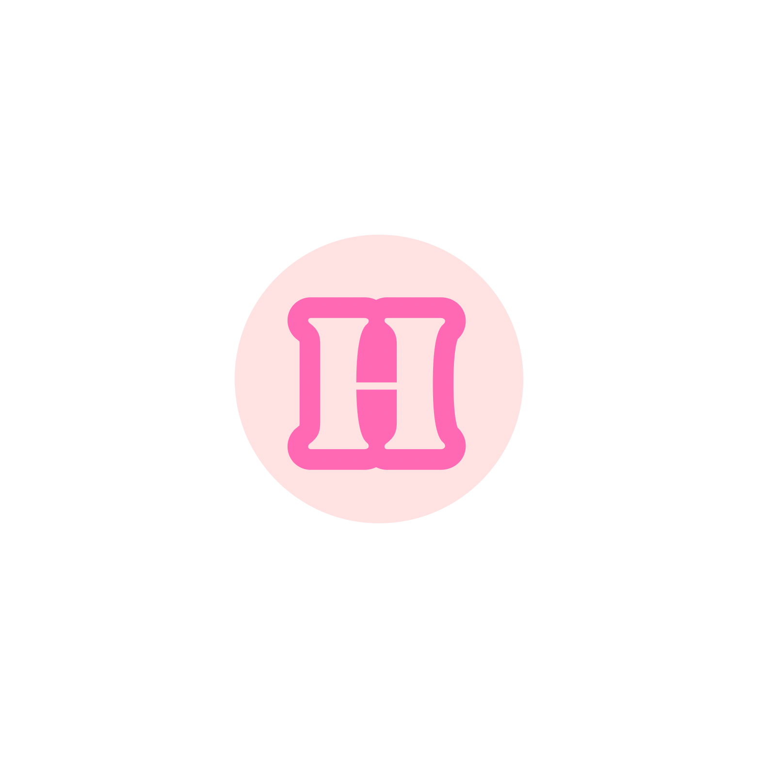 Pink BB Bead Initial Letter Ring