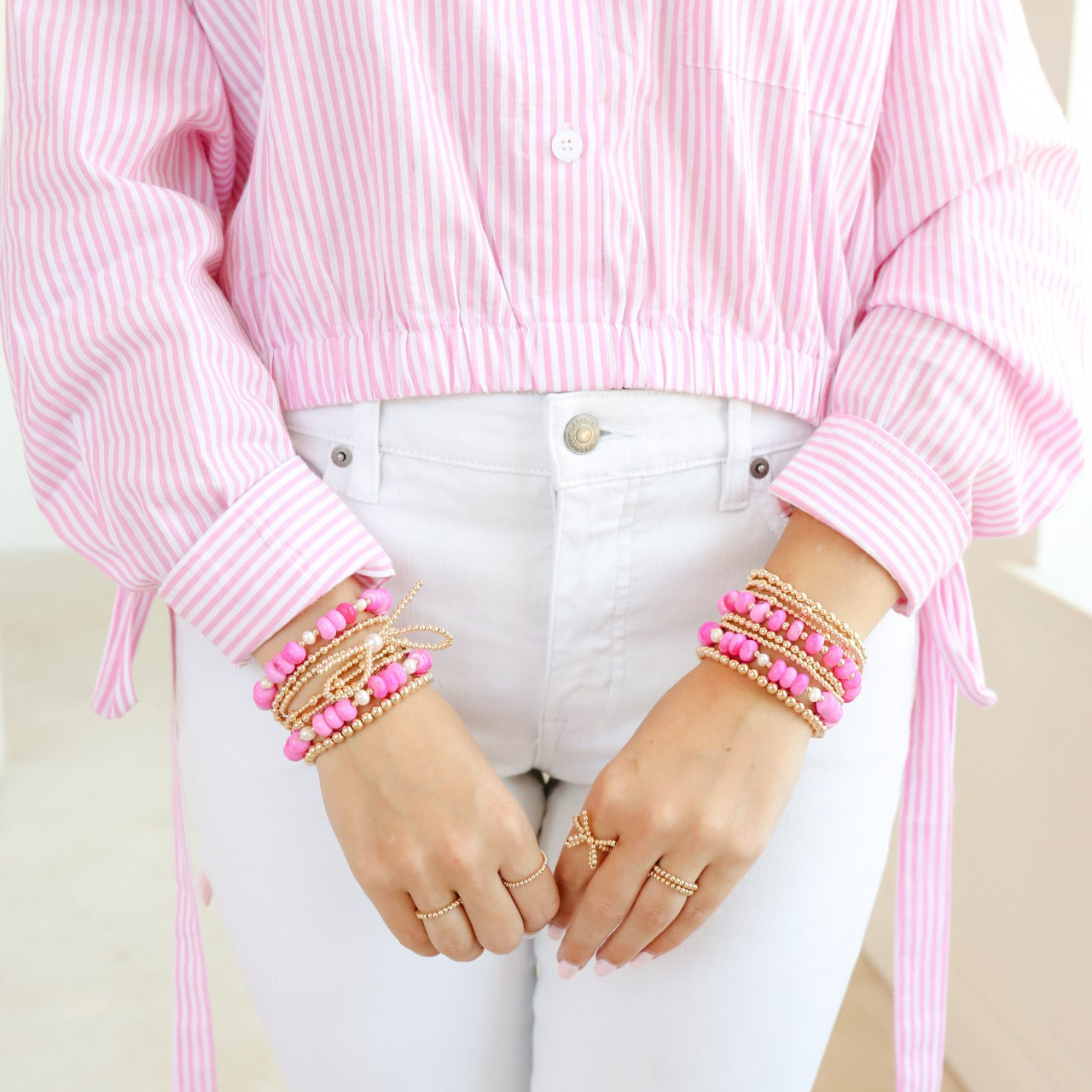 Pink Skies Gemstone Bracelet