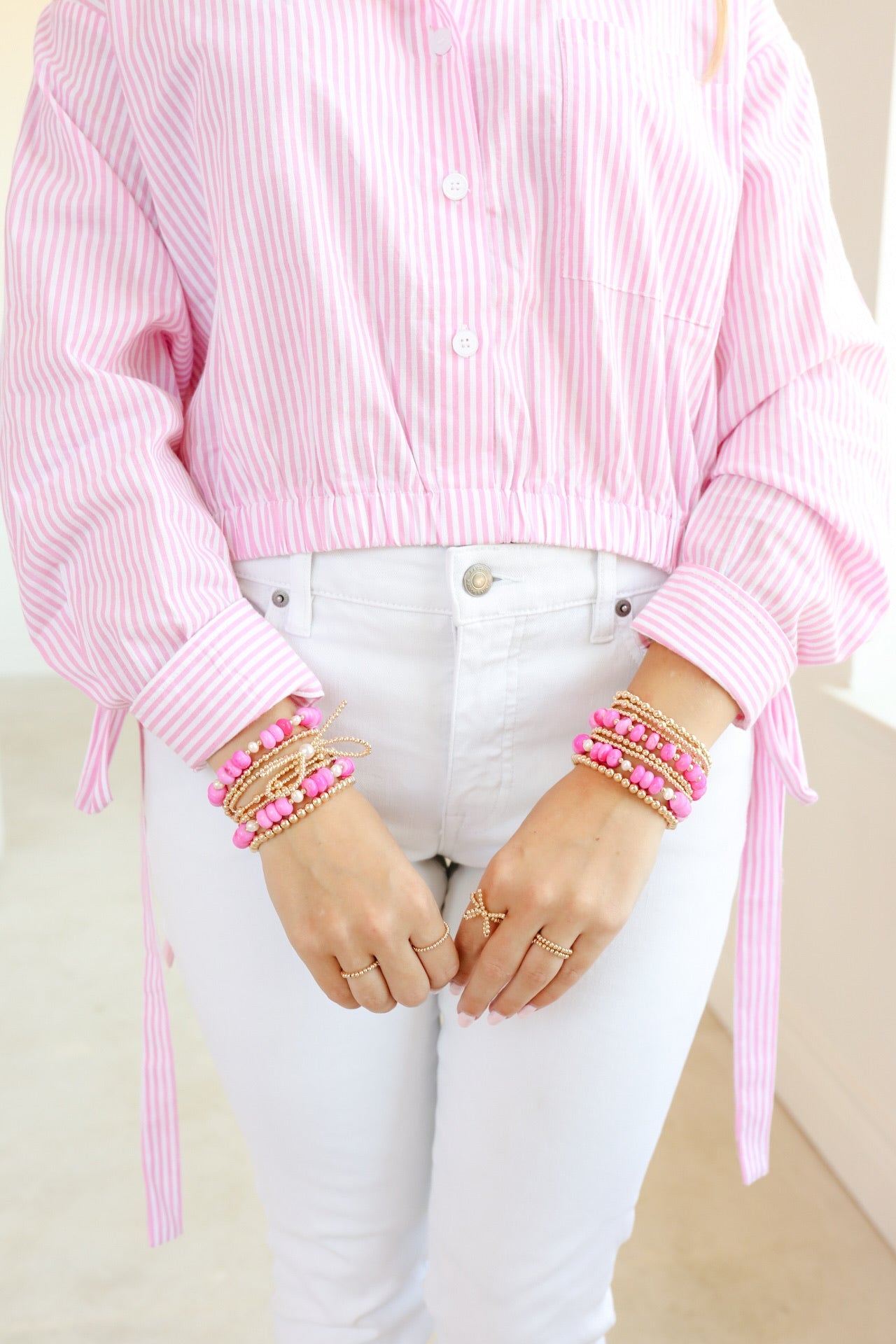 Pink Skies Gemstone Bracelet