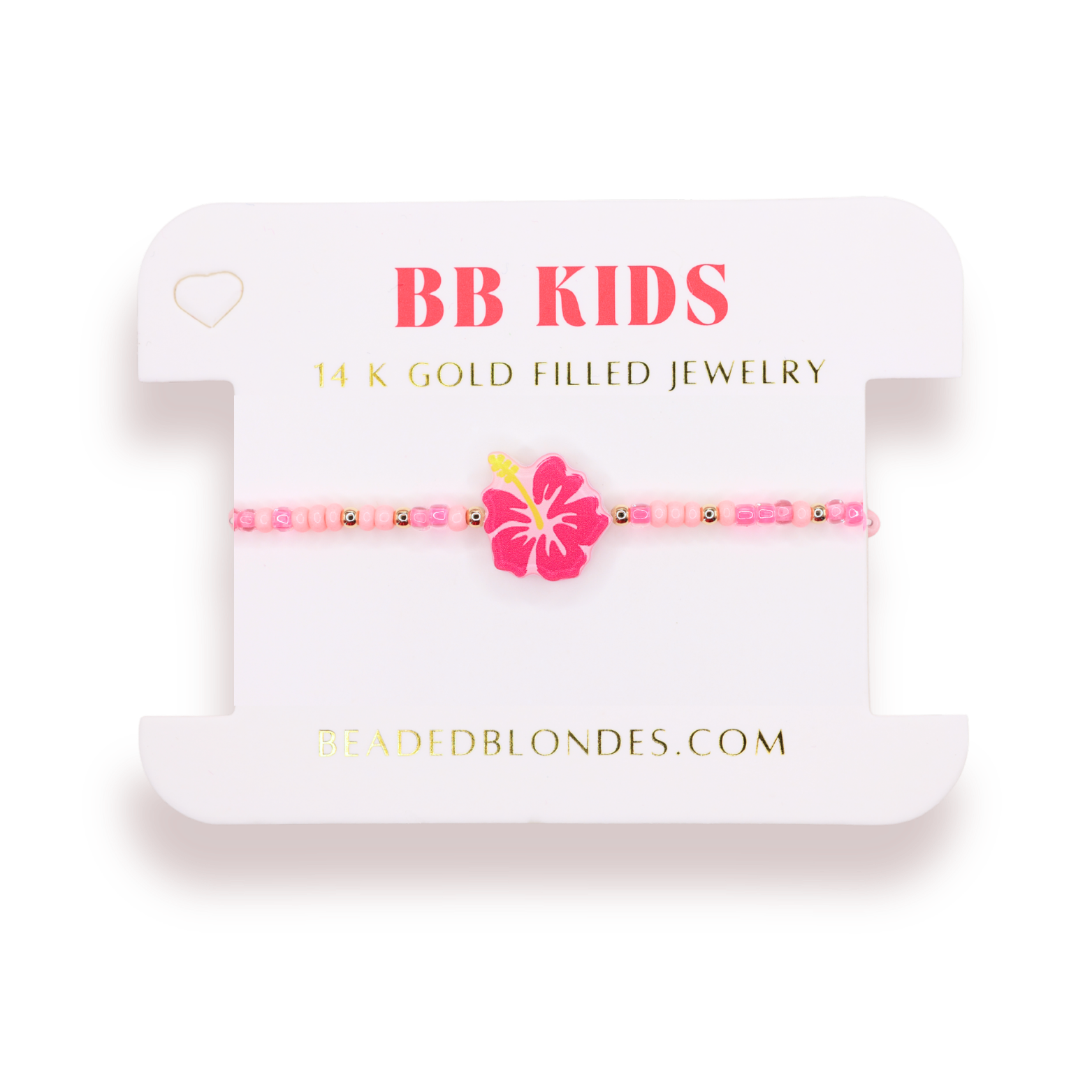 Hawaiian Flower Bracelet on Color (Kids Size)