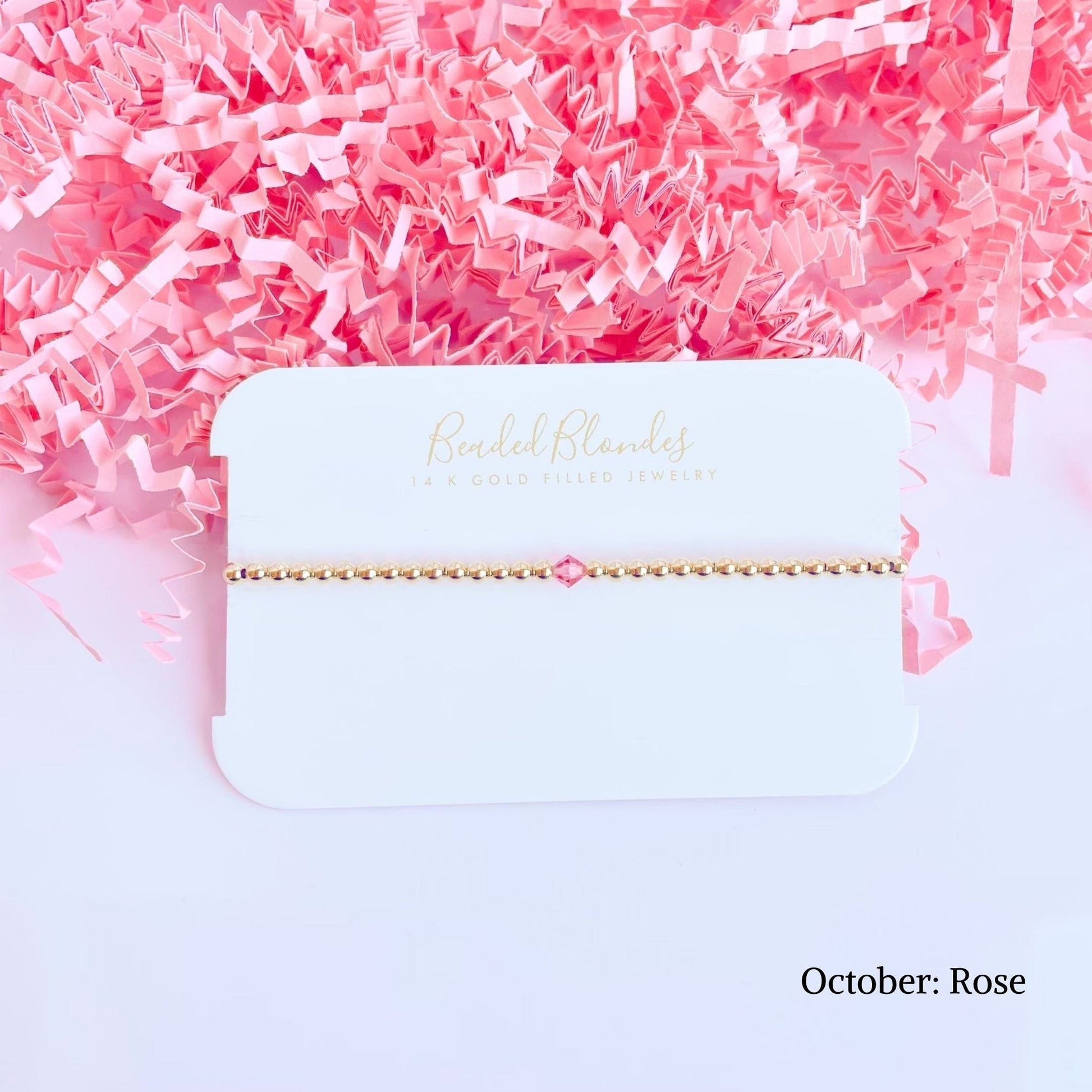 Birthstone Swarovski Crystal Bracelet (Kids Size)