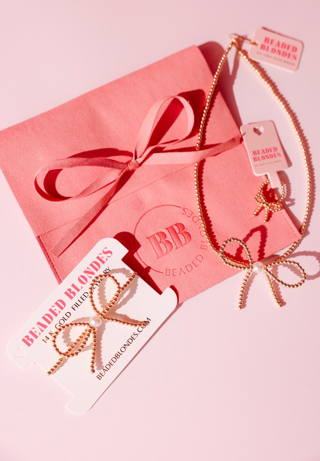 Bow Gold Gift Set