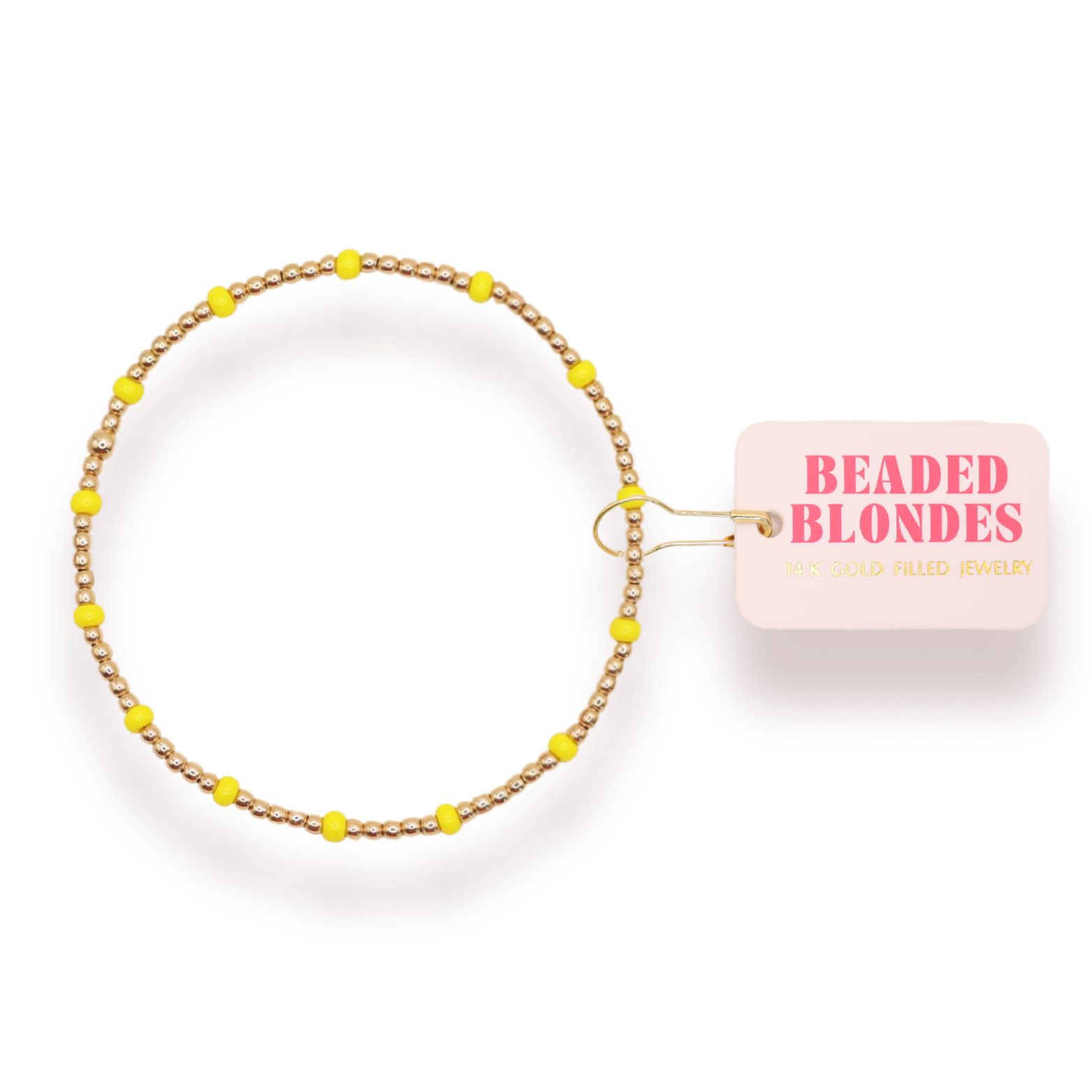 Bright Yellow Dainty Poppi Bracelet (Sale)