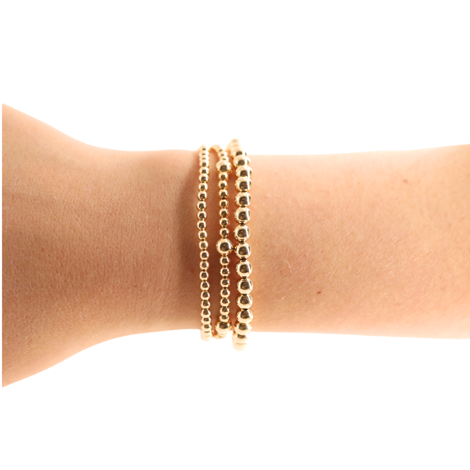 Everyday Bracelet Stack in Gold