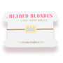 Tri Delta Block Bracelet on Gold