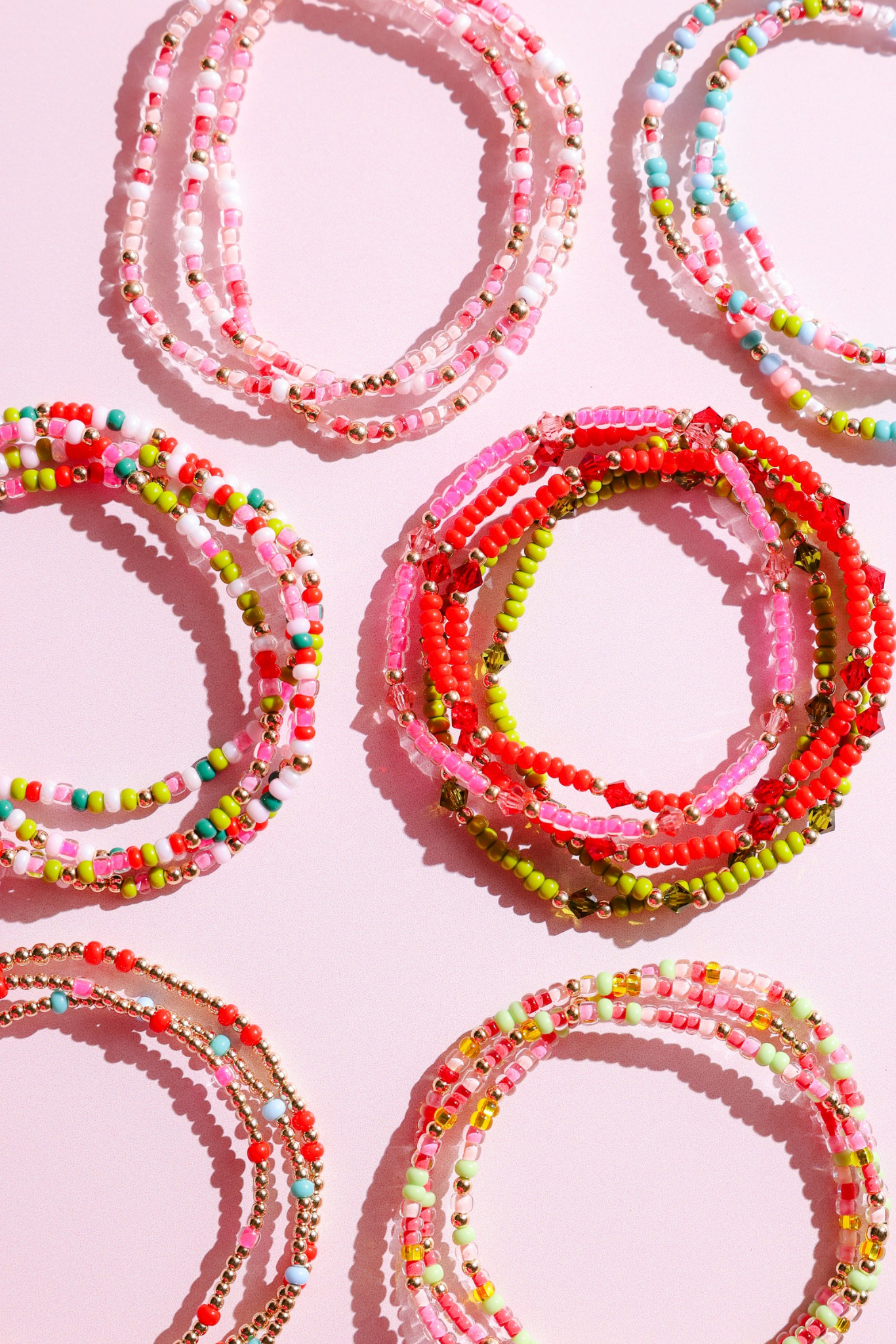 Eleanor Bracelet in Hot Pink
