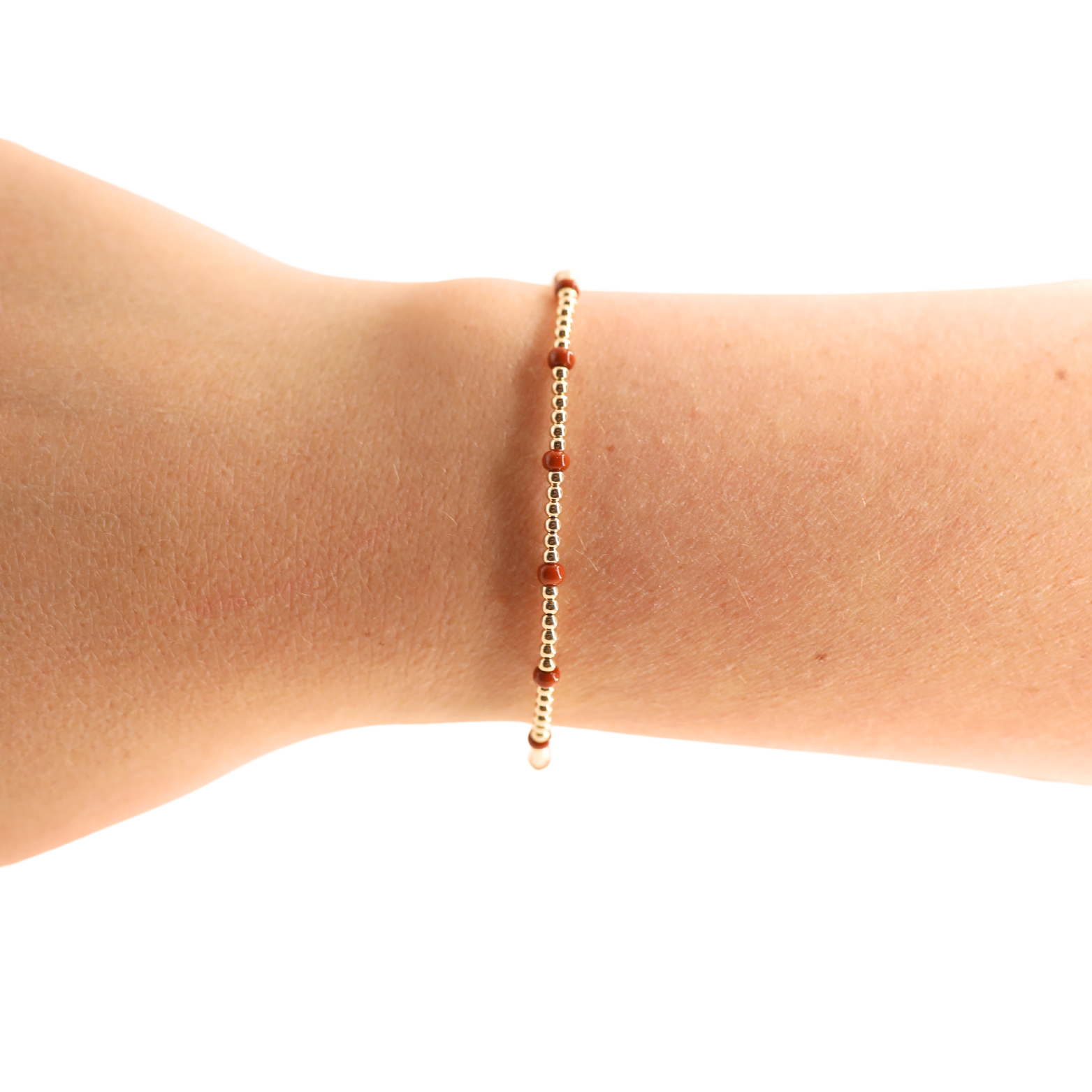 Light Brown Dainty Poppi Bracelet (Spring Sale)