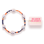 Navy Blue and Orange Sadie Sprinkle Bracelet
