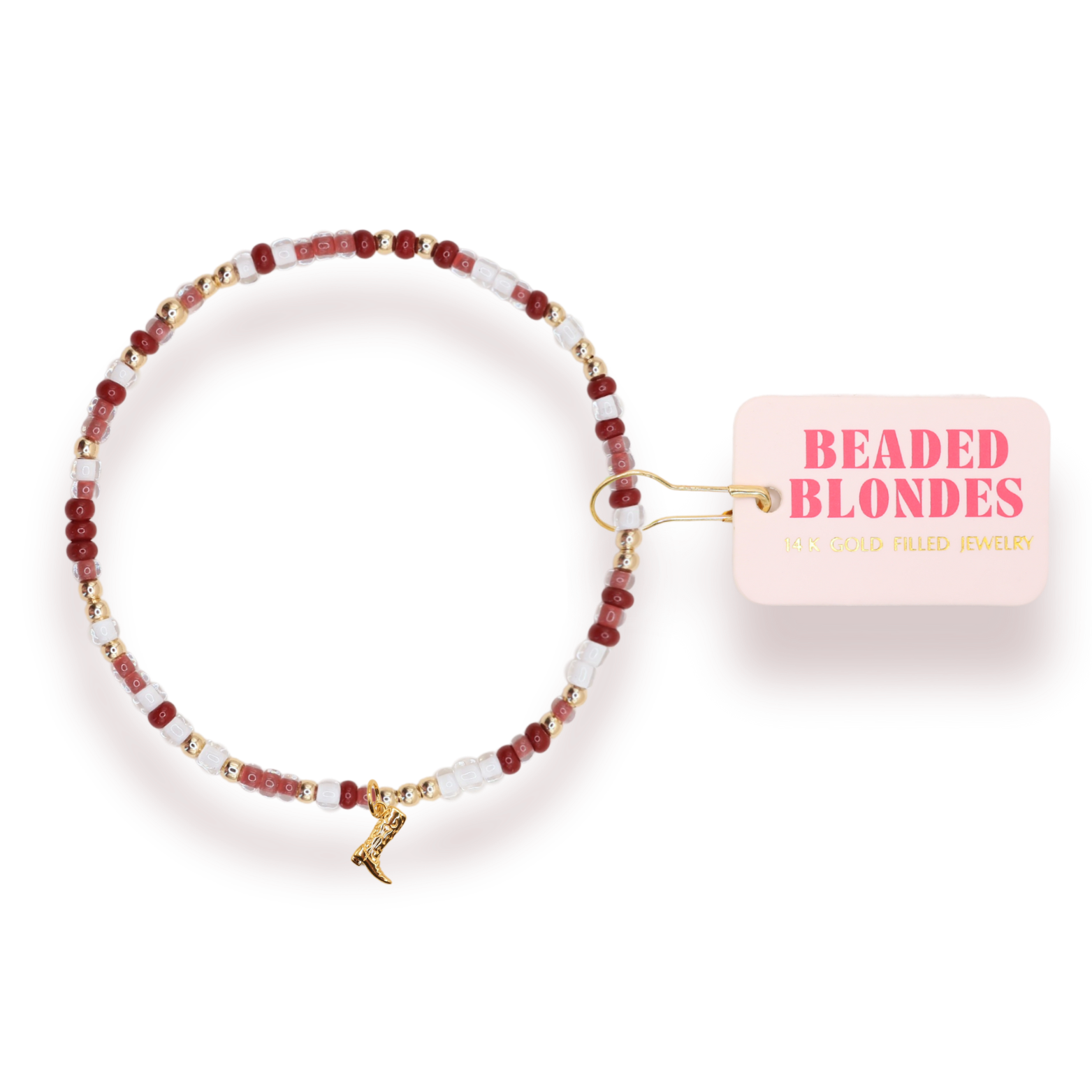 Boot Charm Sprinkle Bracelet