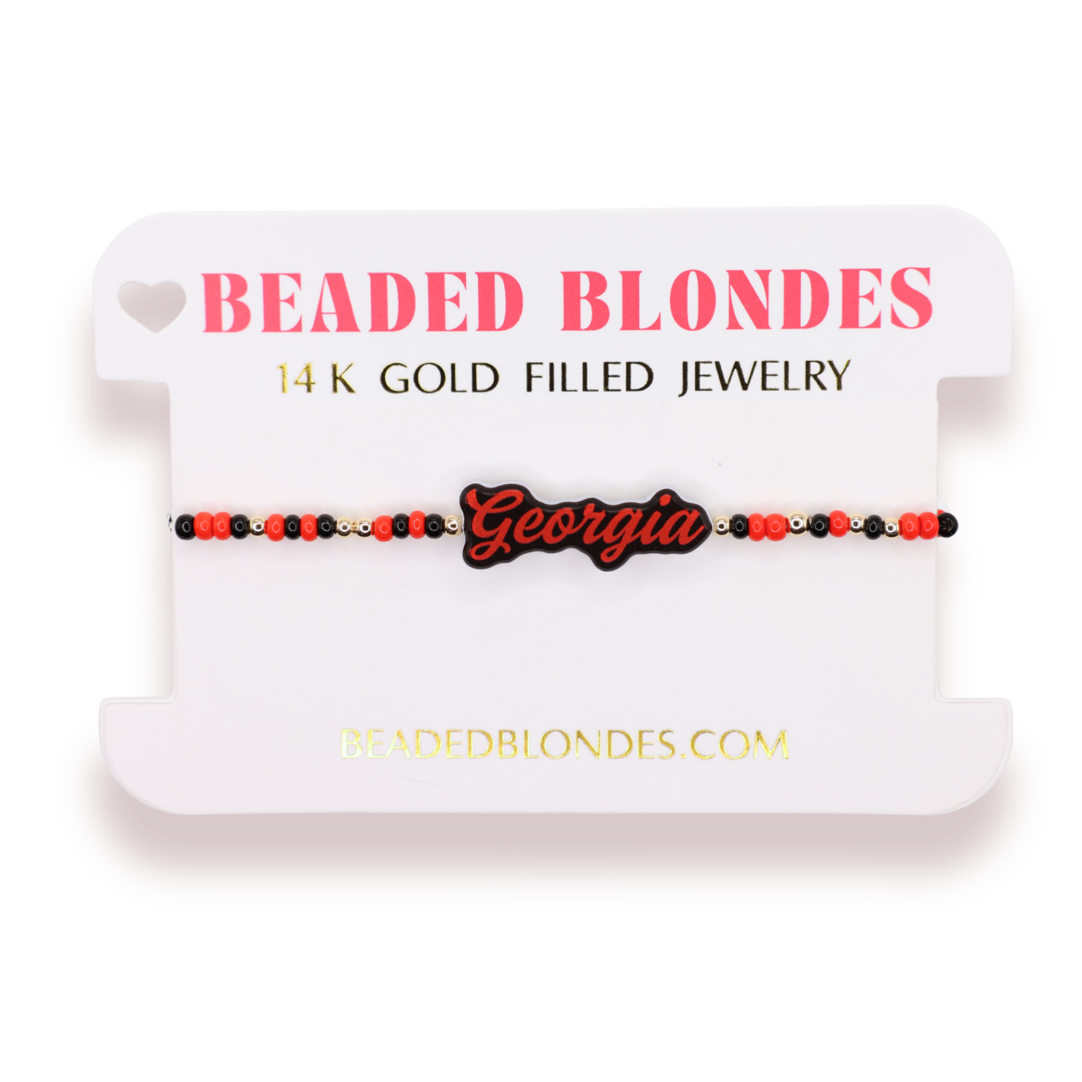 Georgia Word Bracelet on Color