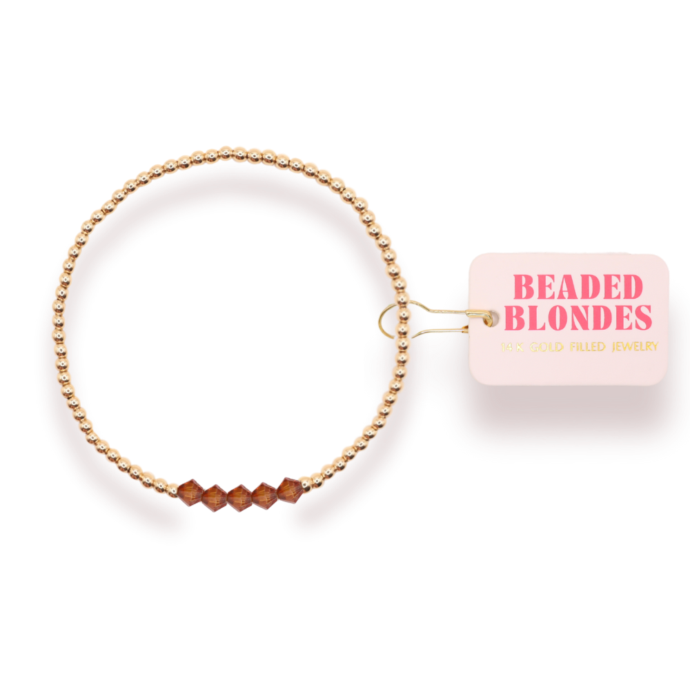 Burnt Orange Kim Bracelet