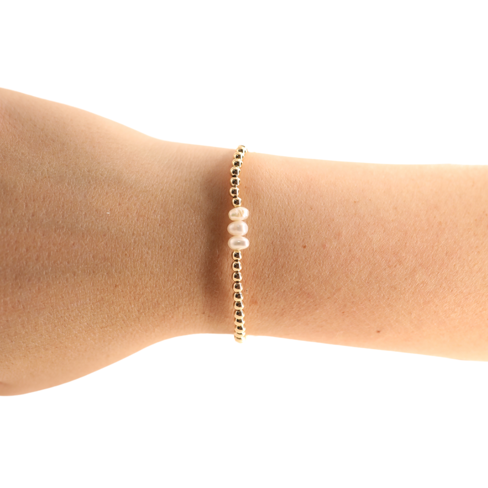 Harper Pearl Bracelet in Gold