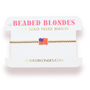 American Flag Bracelet on Gold
