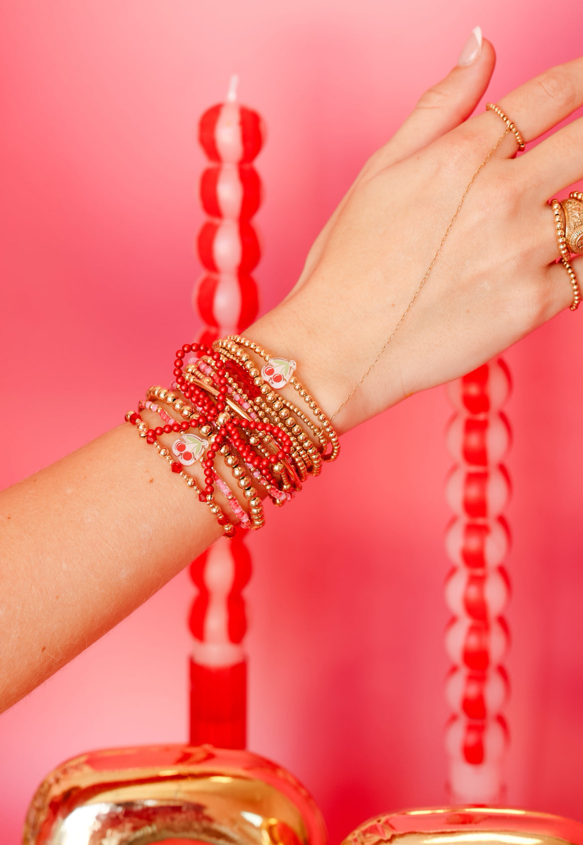 Cherry Sprinkle Bracelet