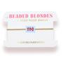 Pi Beta Phi Block Bracelet on Gold