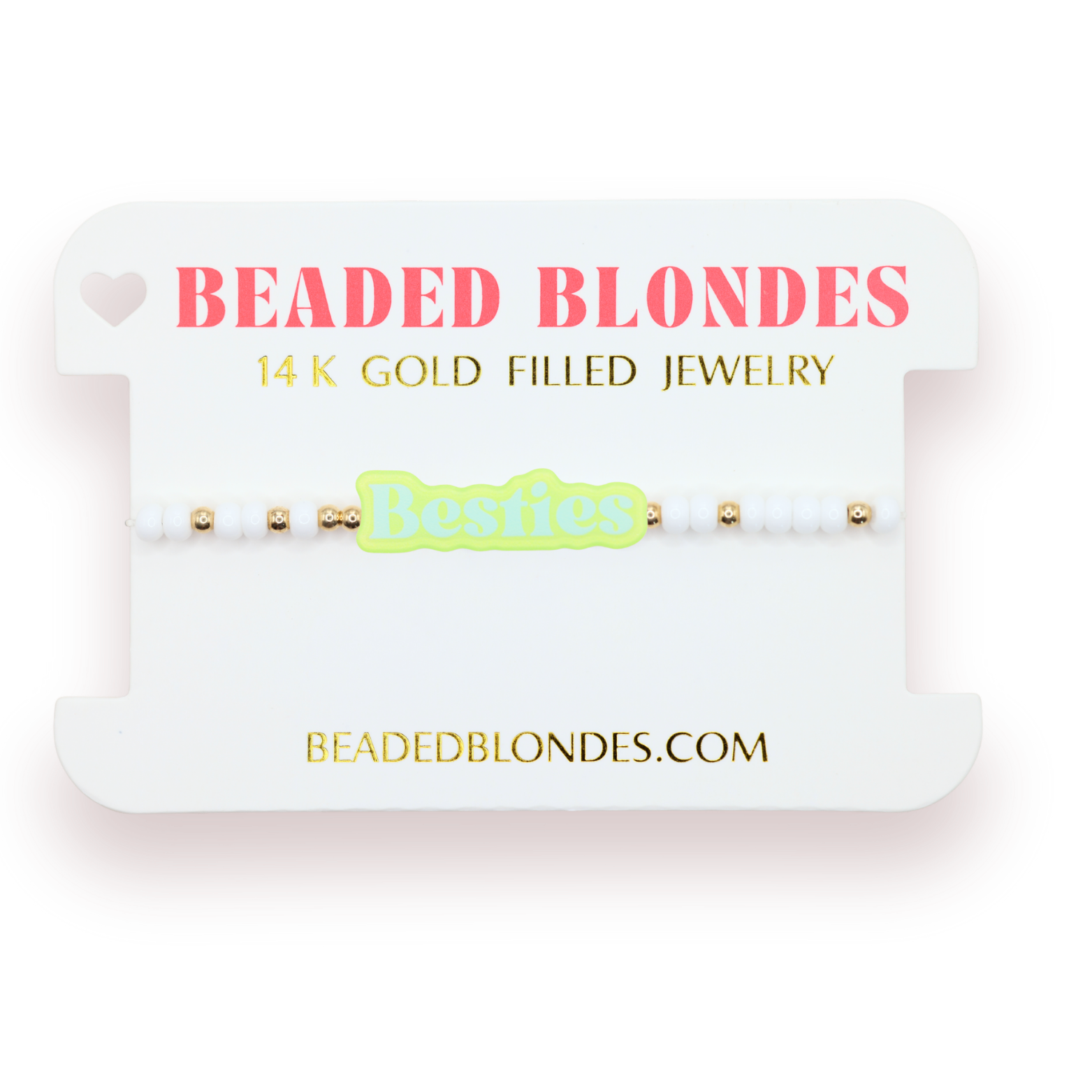 Bestie BB Bead Bracelet in Green/Blue (Sale)